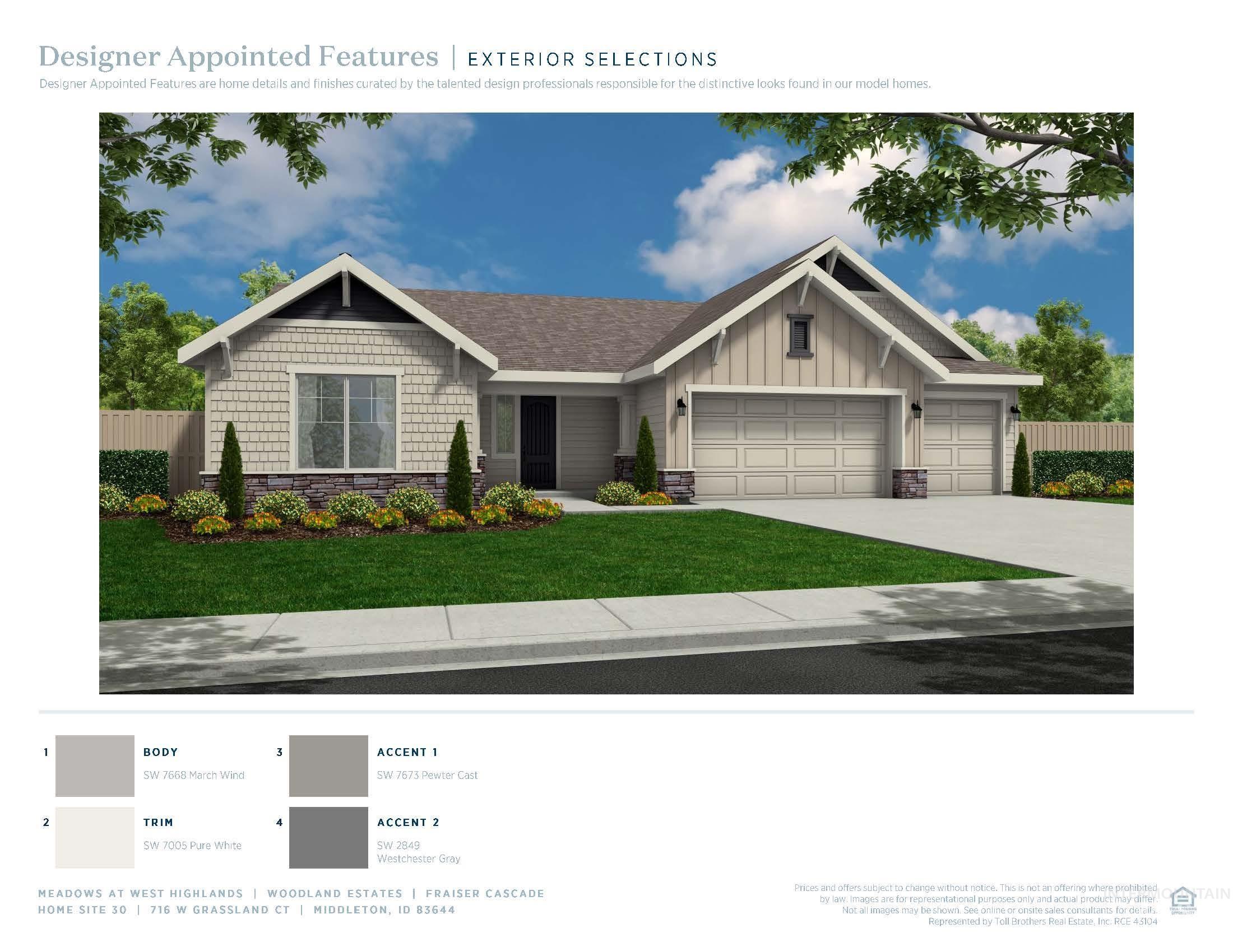 716 W Grassland Ct., Middleton, Idaho 83644, 3 Bedrooms Bedrooms, ,2.5 BathroomsBathrooms,Residential,For Sale,716 W Grassland Ct.,98855975