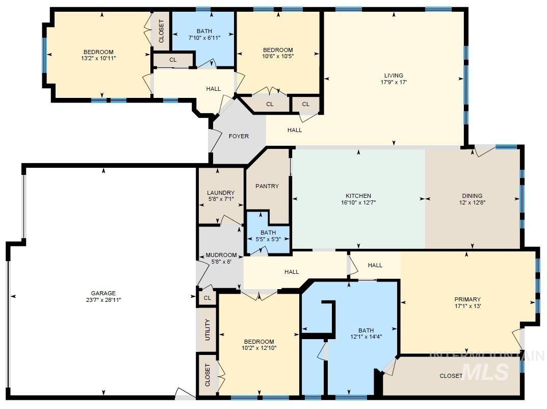 4702 W Lost Rapids St, Meridian, Idaho 83646, 4 Bedrooms Bedrooms, ,2.5 BathroomsBathrooms,Residential,For Sale,4702 W Lost Rapids St,98867600