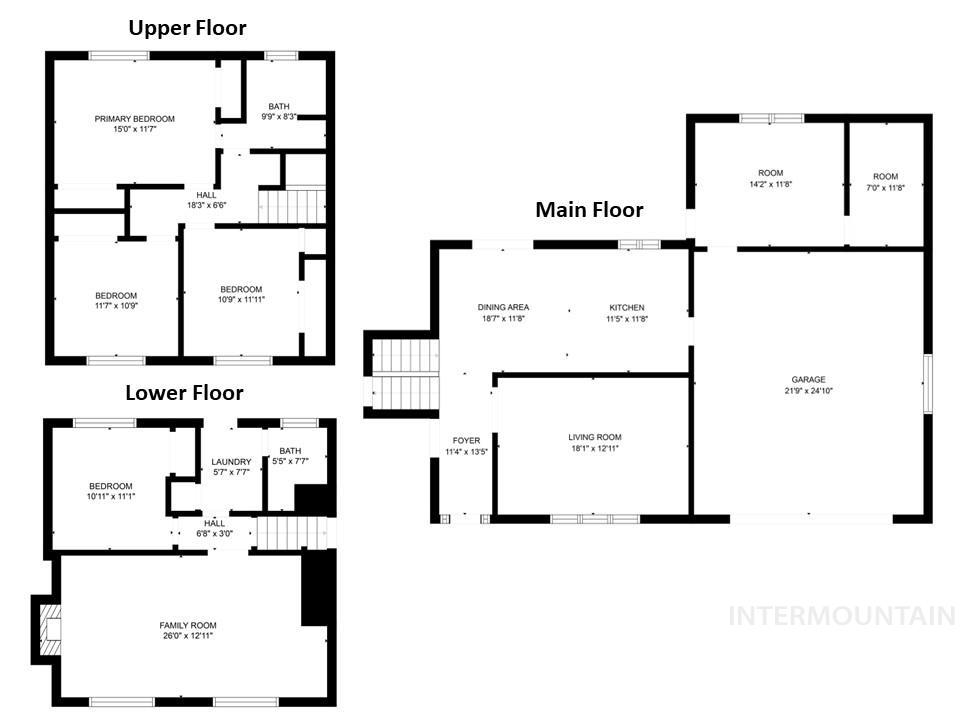 8828 W Goddard Pl, Boise, Idaho 83704, 5 Bedrooms Bedrooms, ,2 BathroomsBathrooms,Residential,For Sale,8828 W Goddard Pl,98867691