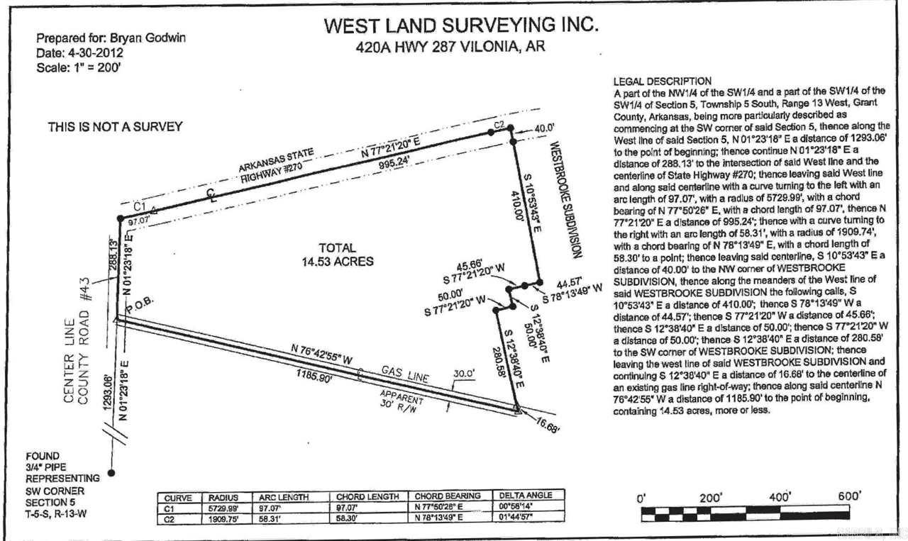   Hwy 270 West & Grant 43 (Country Club Rd)  Sheridan, AR