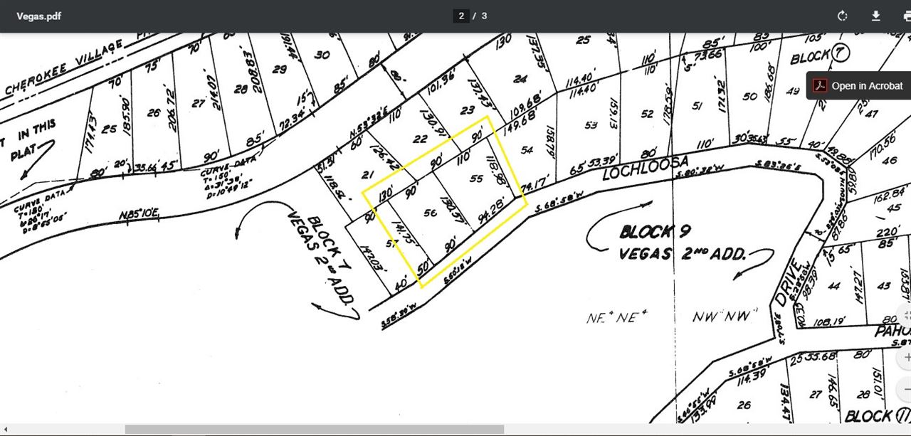 L-55 & 56 B-7  Lochloosa  Cherokee Village, AR