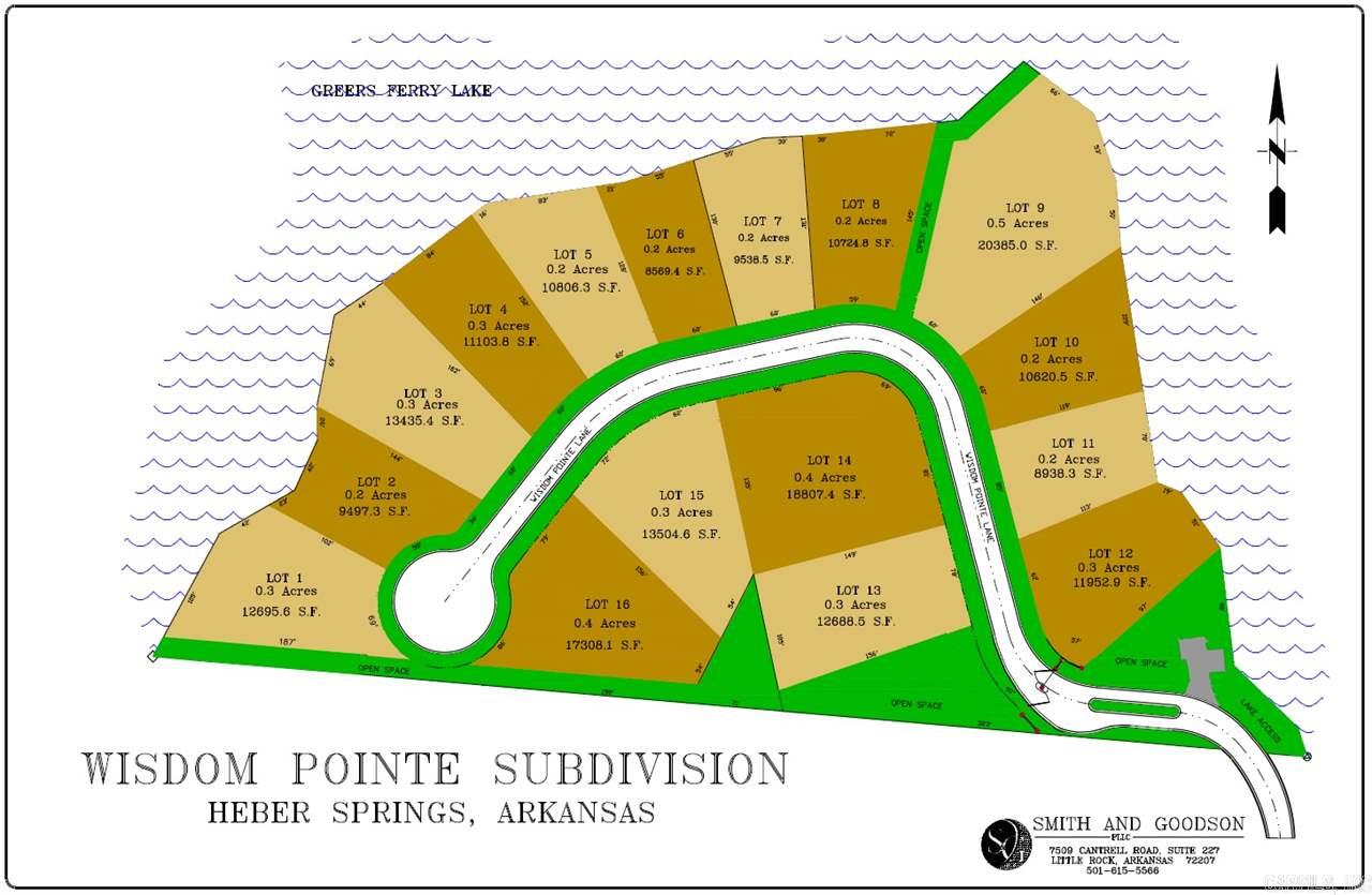 Lot 1  Wisdom Pointe Subdivision  Heber Springs, AR