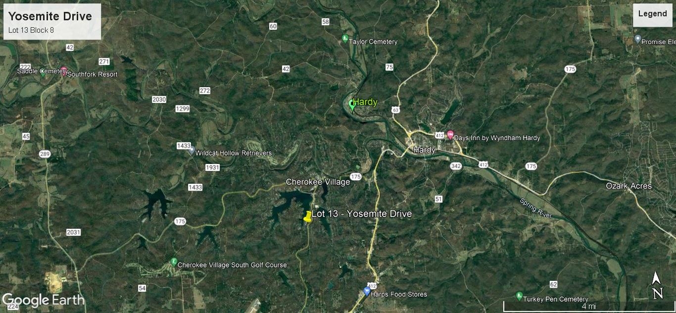 L-13, B-8  Yosemite  Cherokee Village, AR