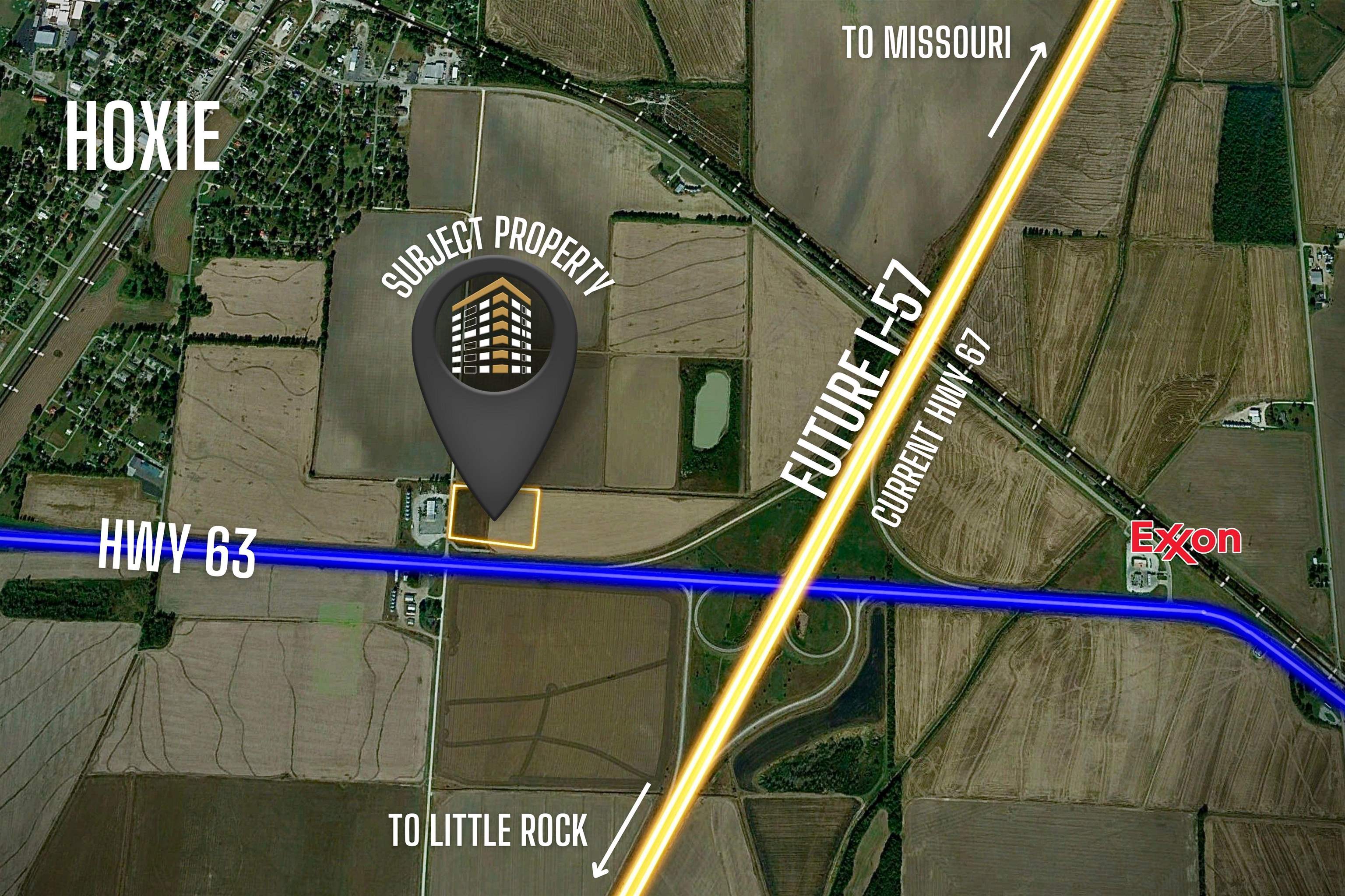 10  Acres Hwy 63 and I-57/Hwy67  Hoxie, AR