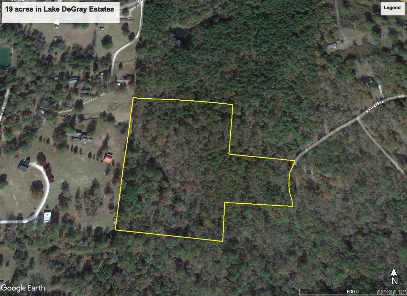 140  Scottish Trail 19 acres Bismarck, AR