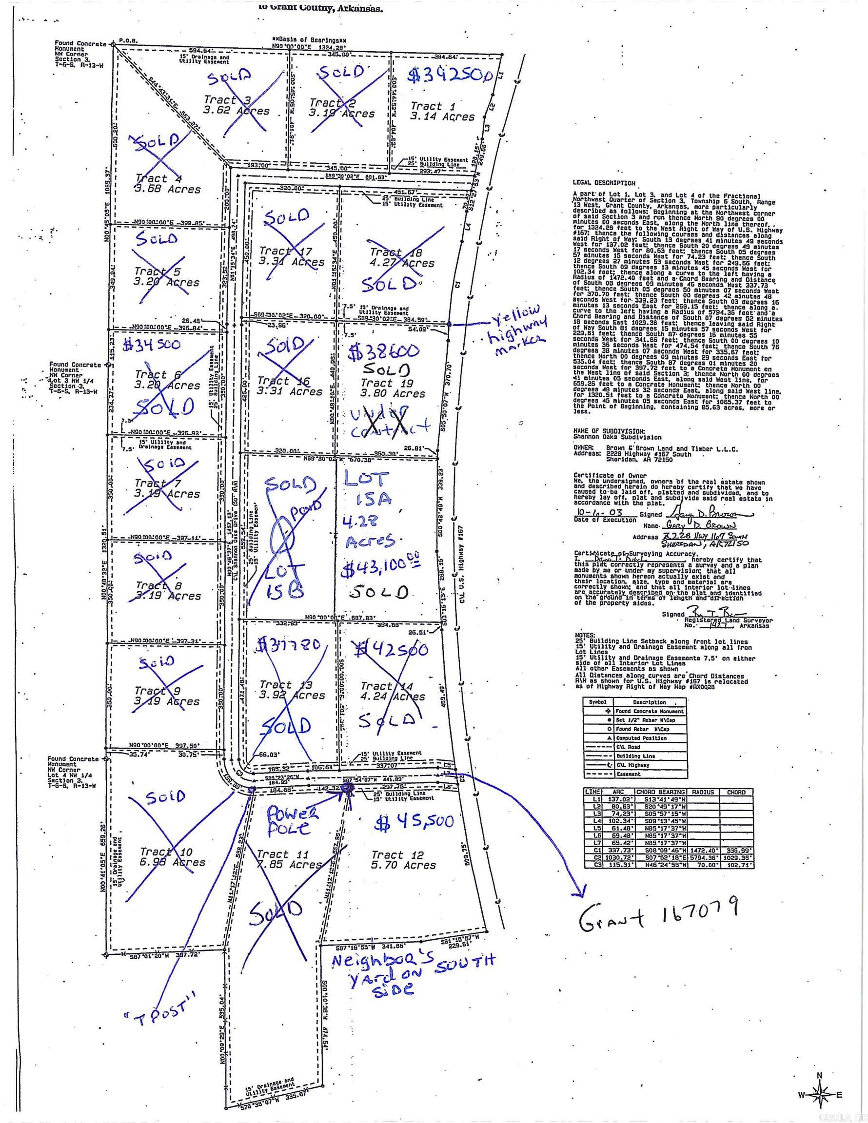 0  Grant 167079  Sheridan, AR
