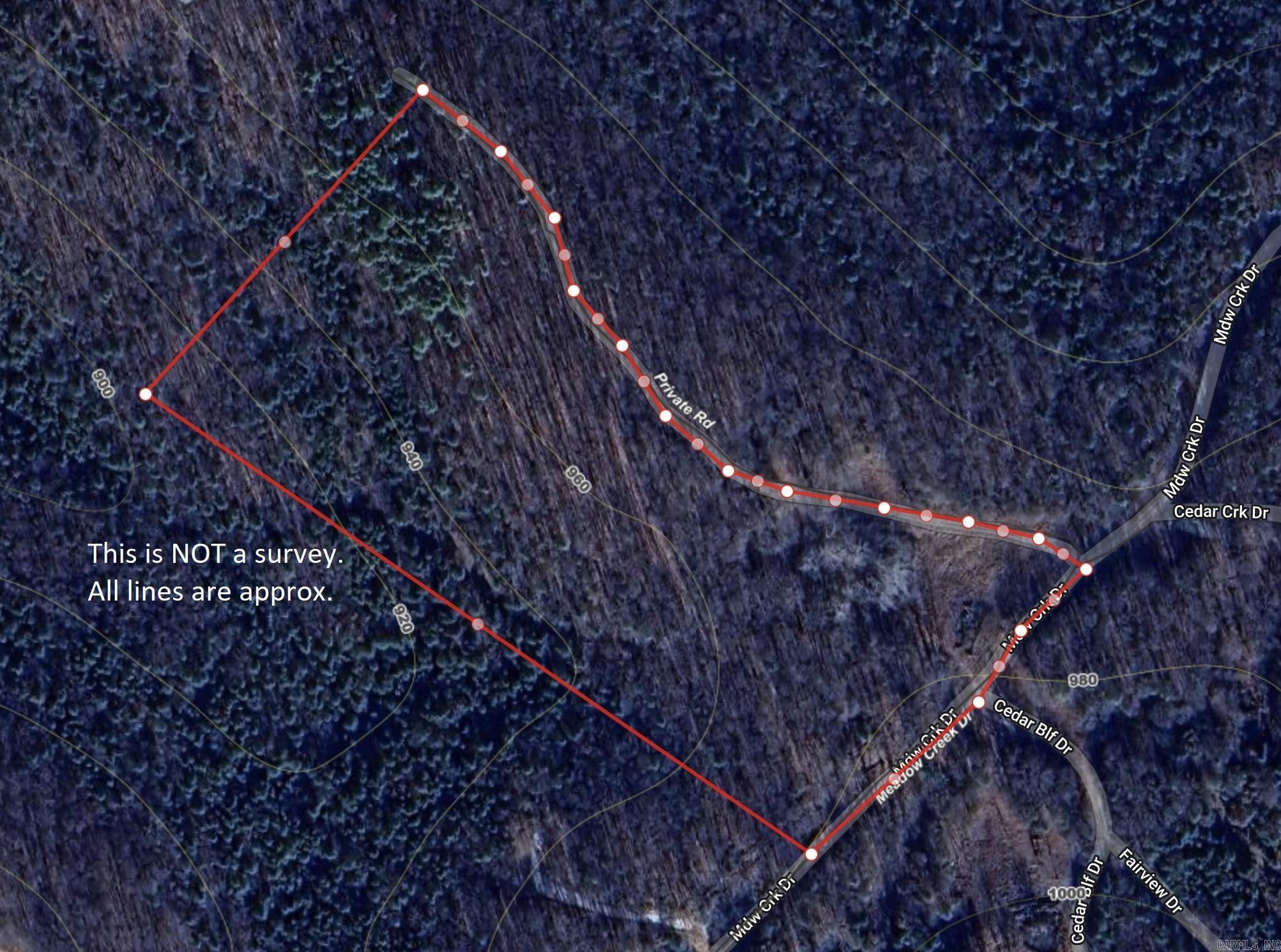   9.58 Acres on Meadow Creek  Harrison, AR