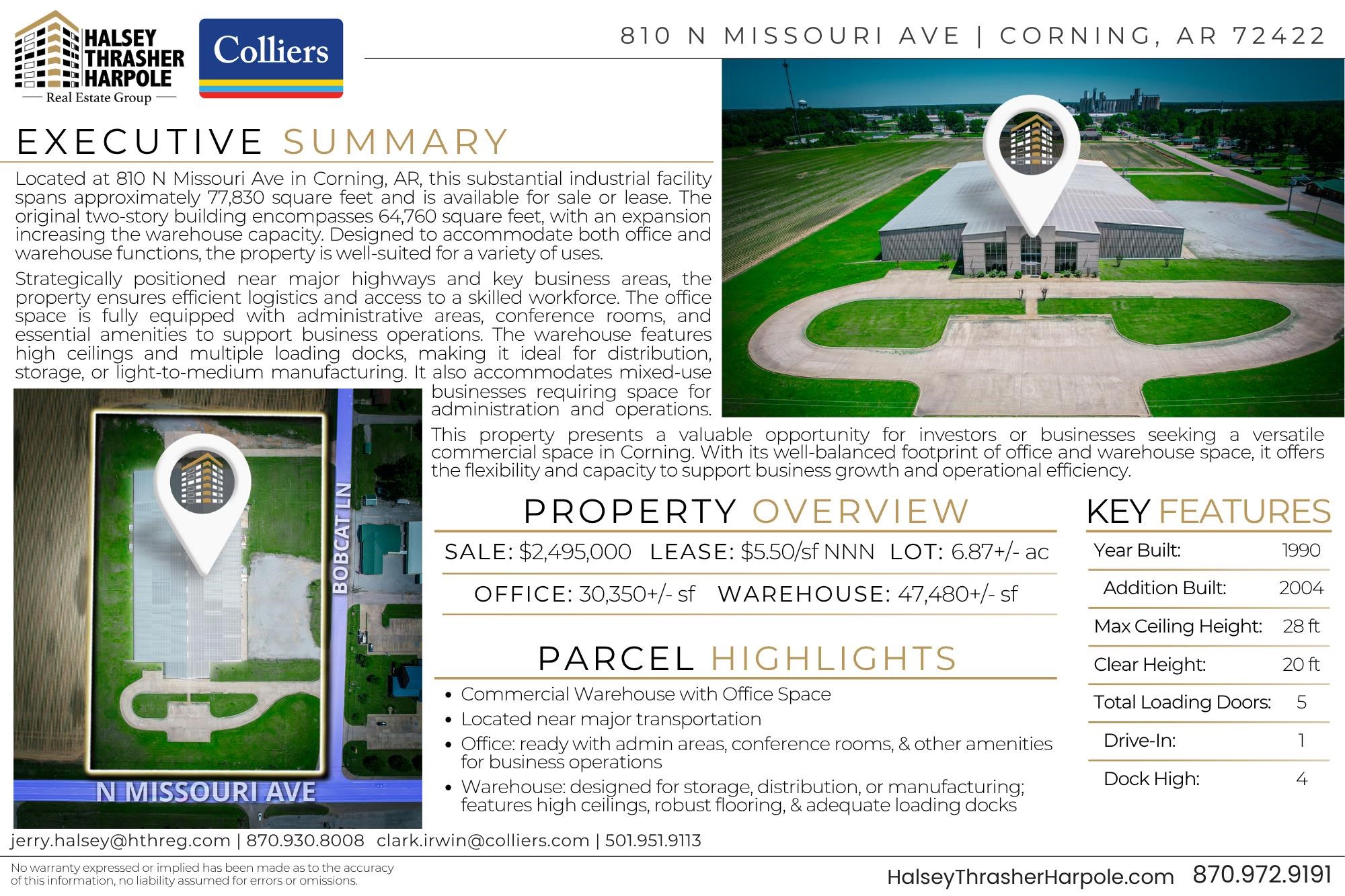 810 N Missouri Ave  Corning, AR