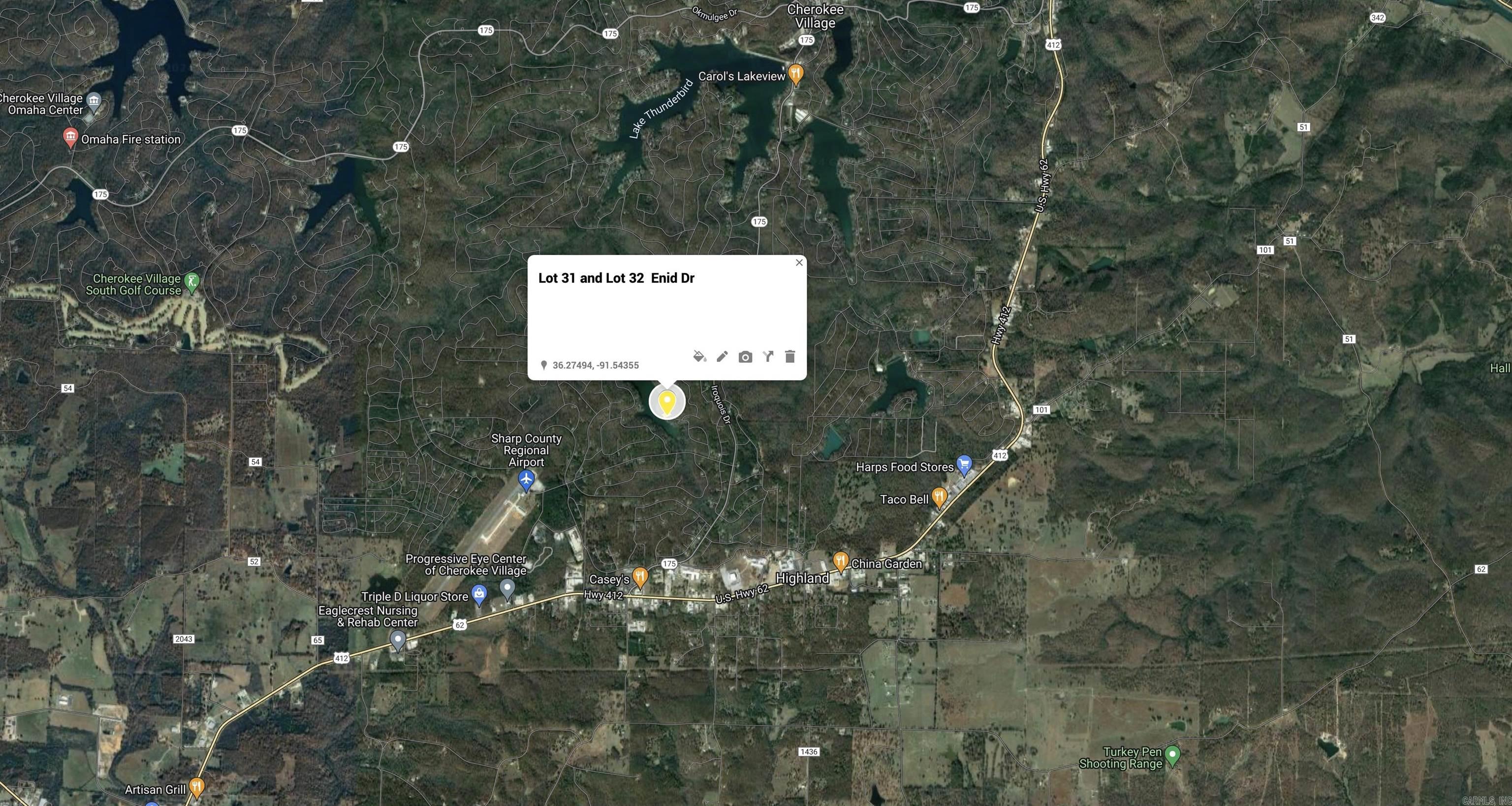 Lot 31  Enid  Cherokee Village, AR