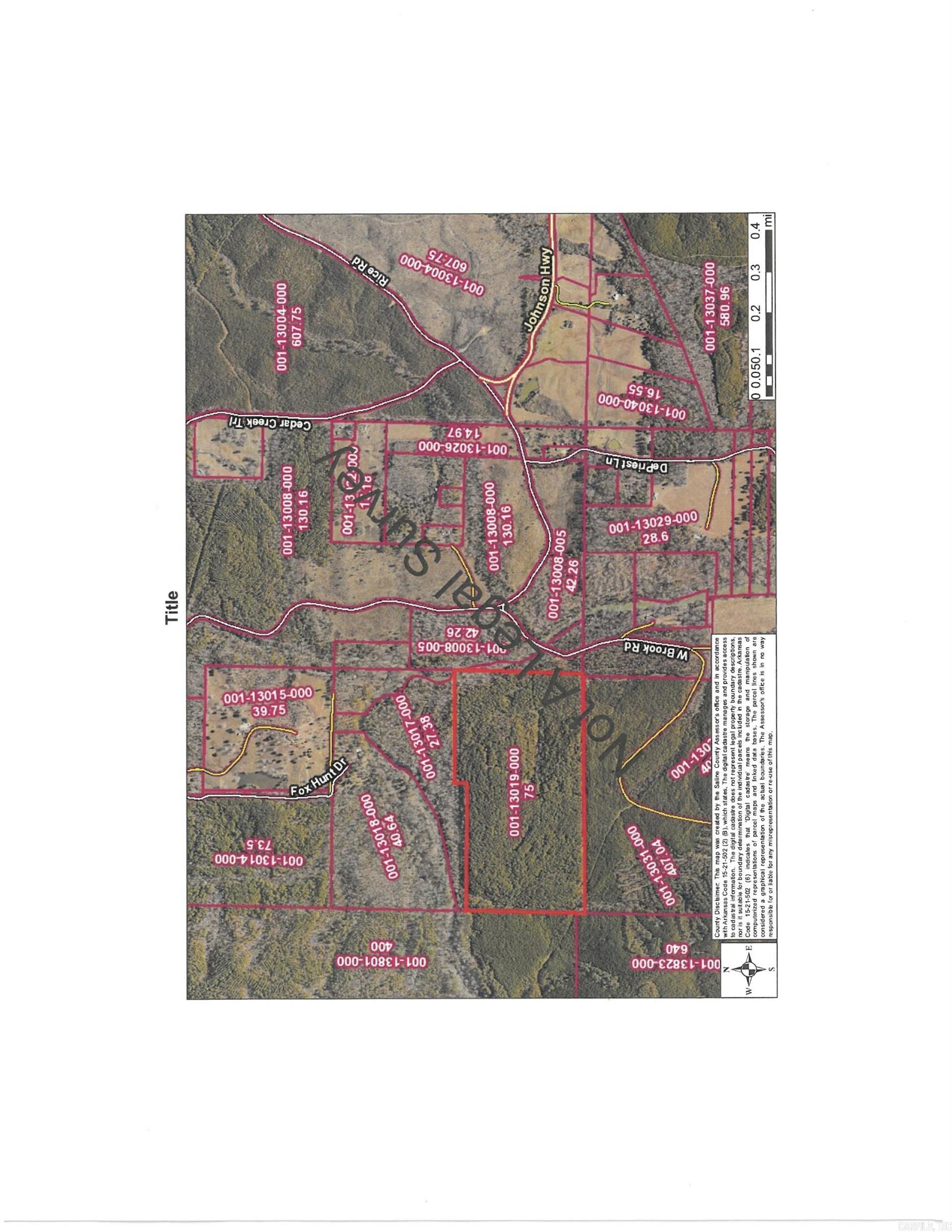 75 acres  Westbrook Road (off of)  Paron, AR
