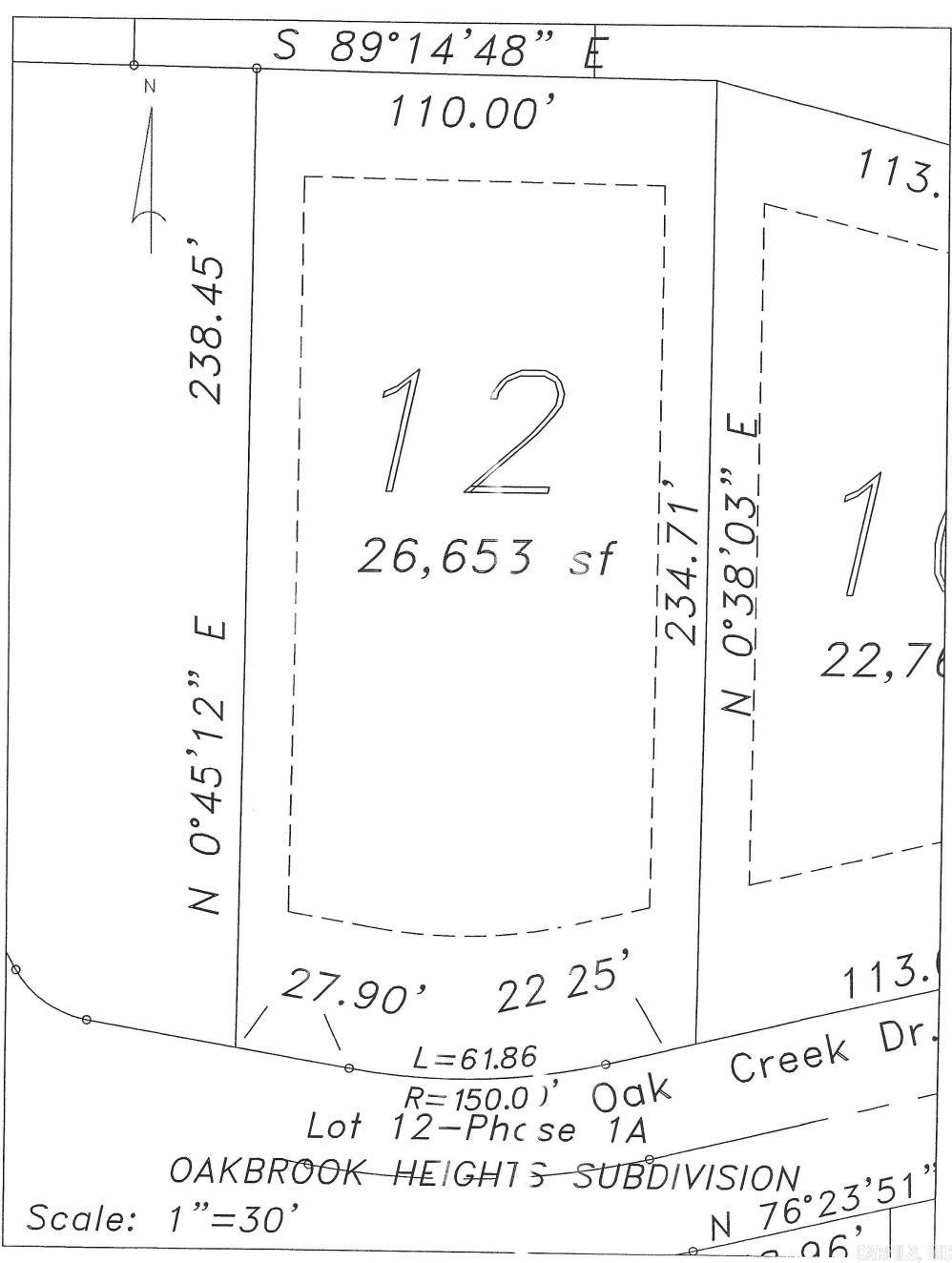 Lot 12  Oakcreek  Hot Springs, AR