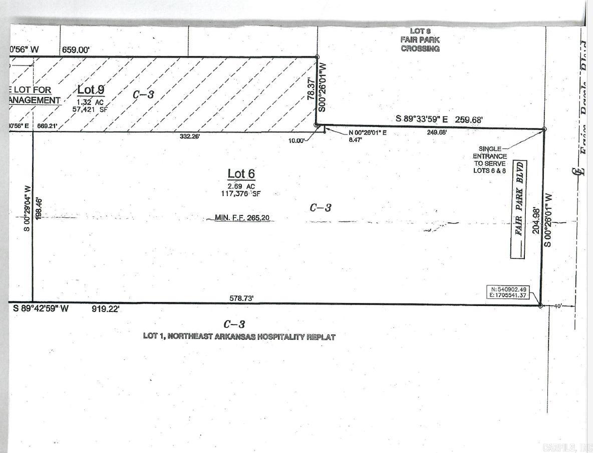 Lot 6  Fair Park  Jonesboro, AR