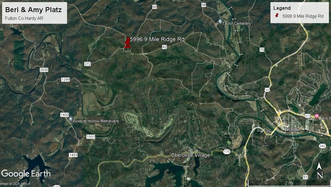 5996  9 Mile Ridge  Hardy, AR