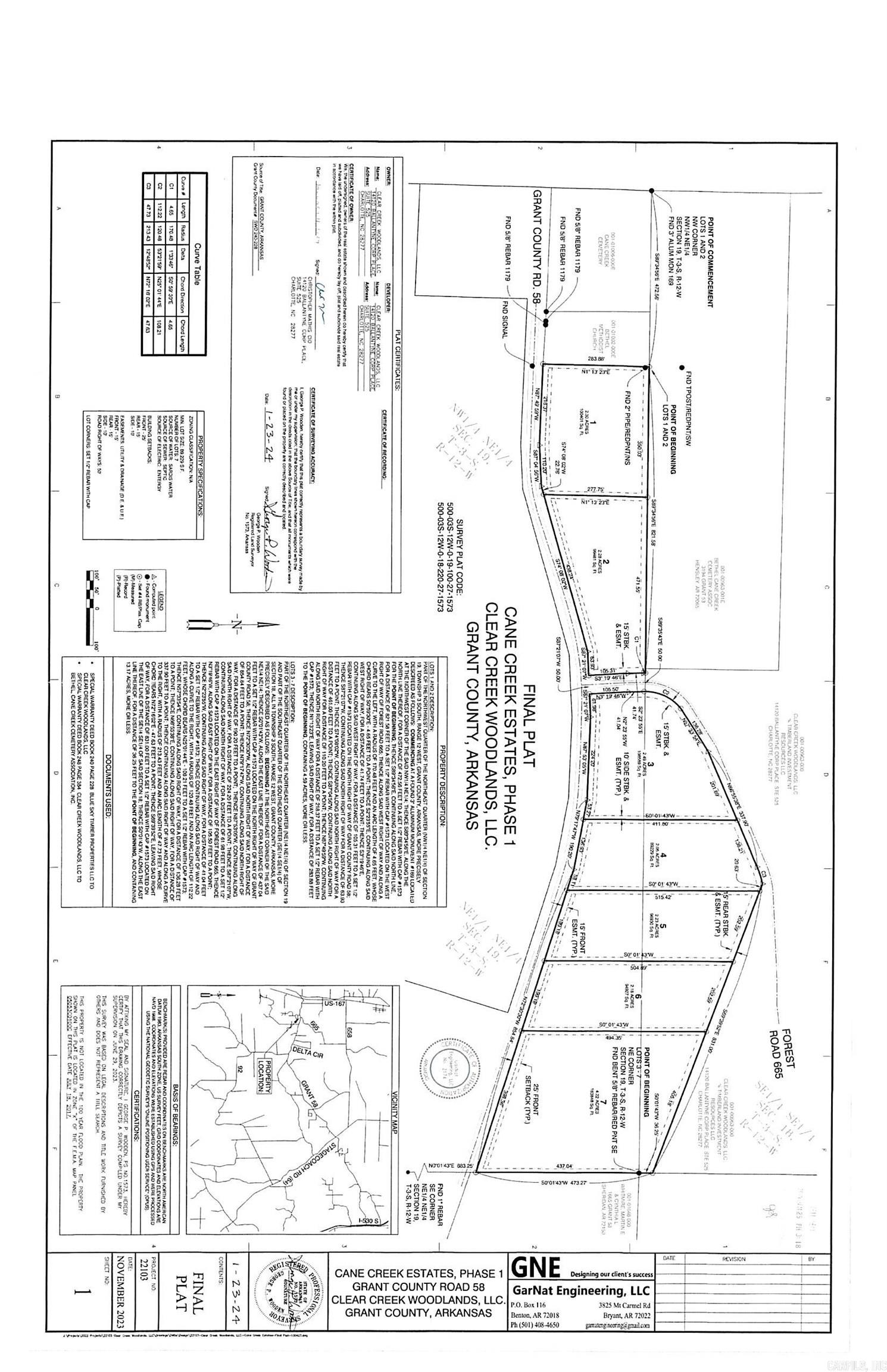 Lot 7  GRANT COUNTY ROAD 58  Sheridan, AR
