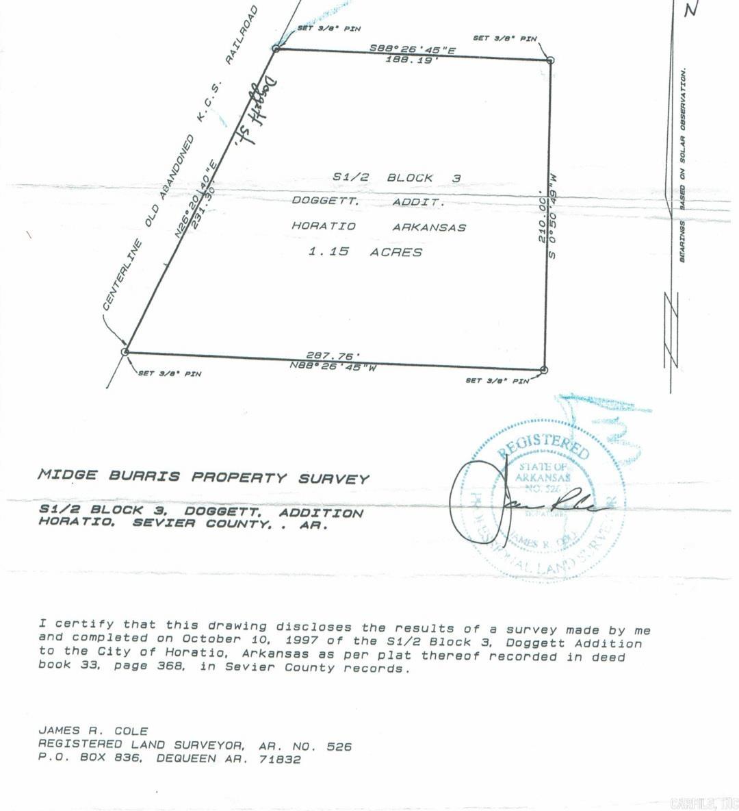TBD  Doggett Circle  Horatio, AR