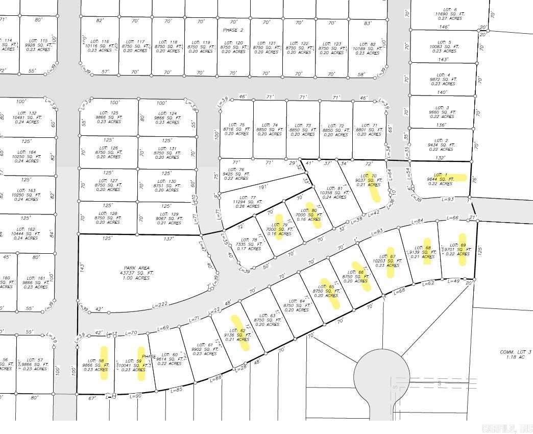 Lot 67  Kinsley  Hensley, AR