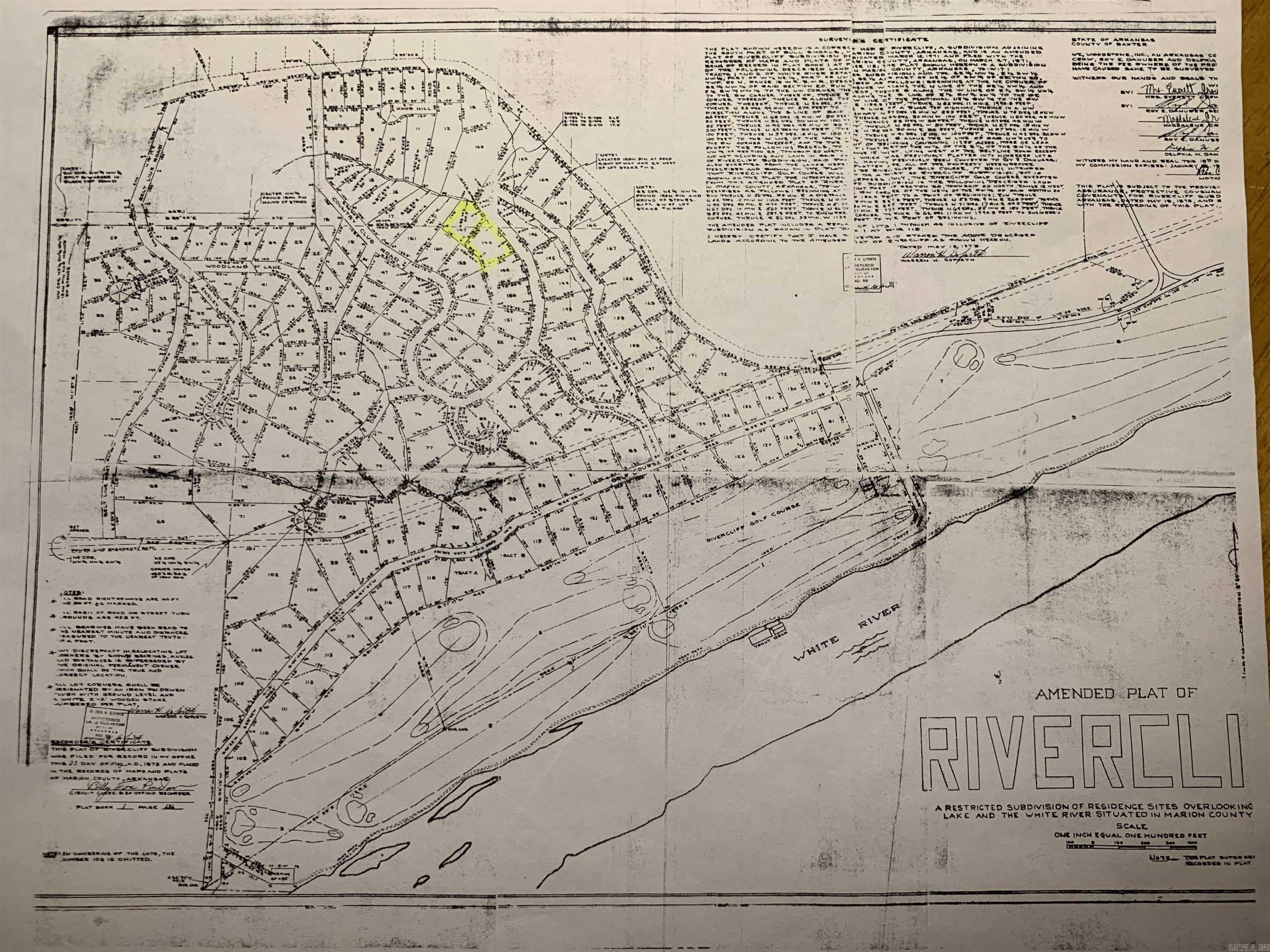 147-148  Lot  Rivercliff Subdivision  Bull Shoals, AR