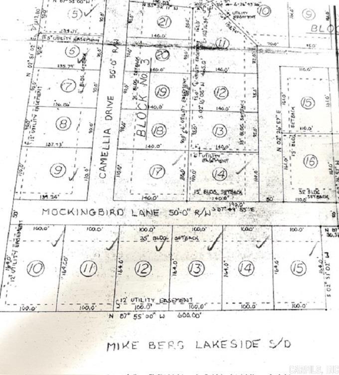 Lot 13  Mockingbird  Camden, AR