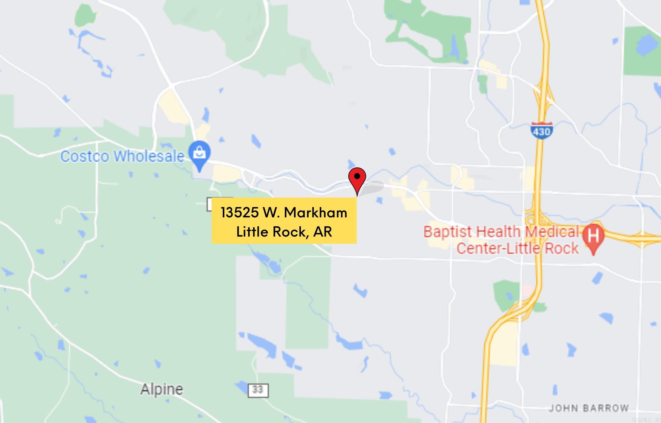 13525 W Markham  Little Rock, AR