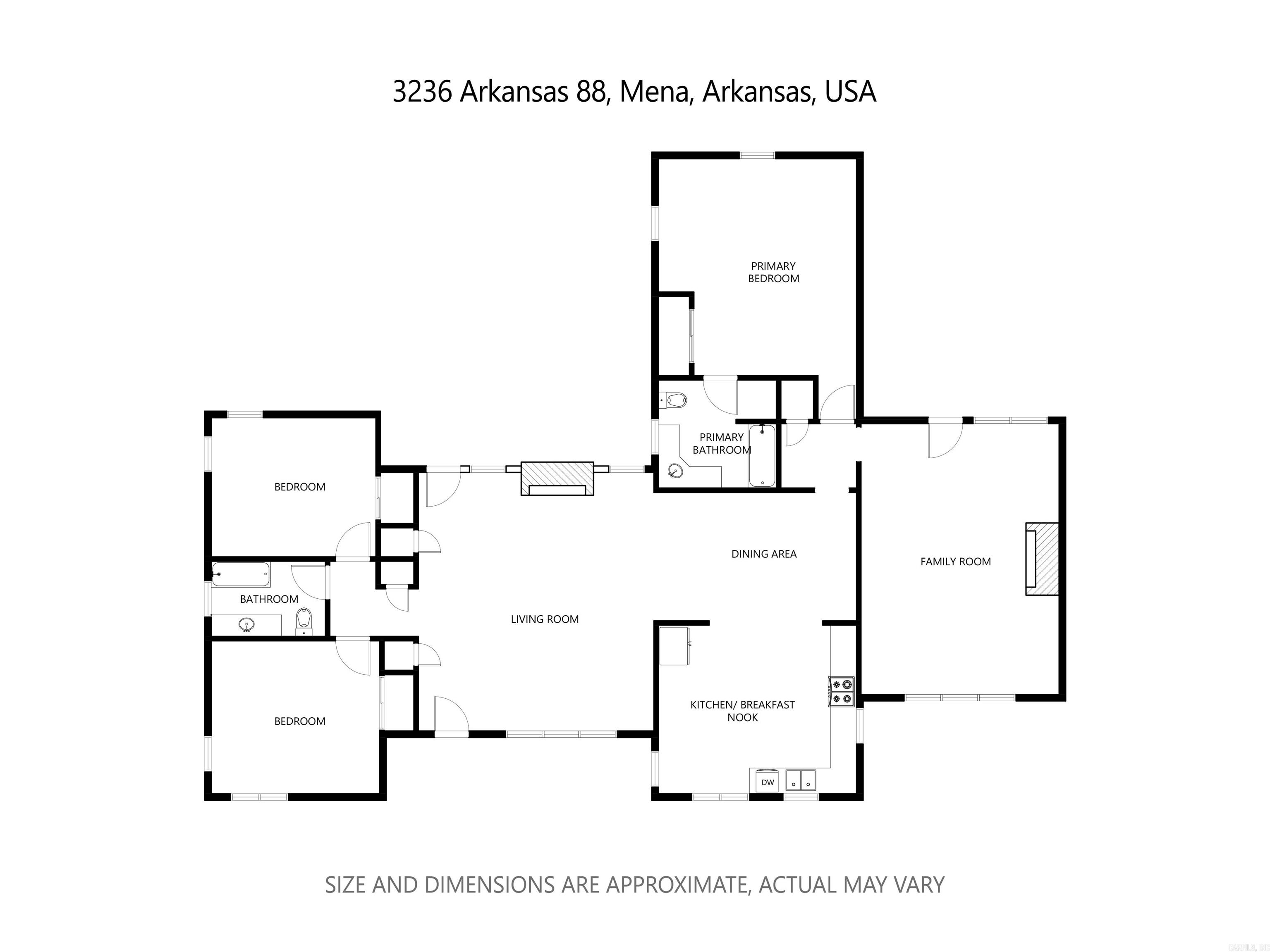 3236  Highway 88 E  Mena, AR
