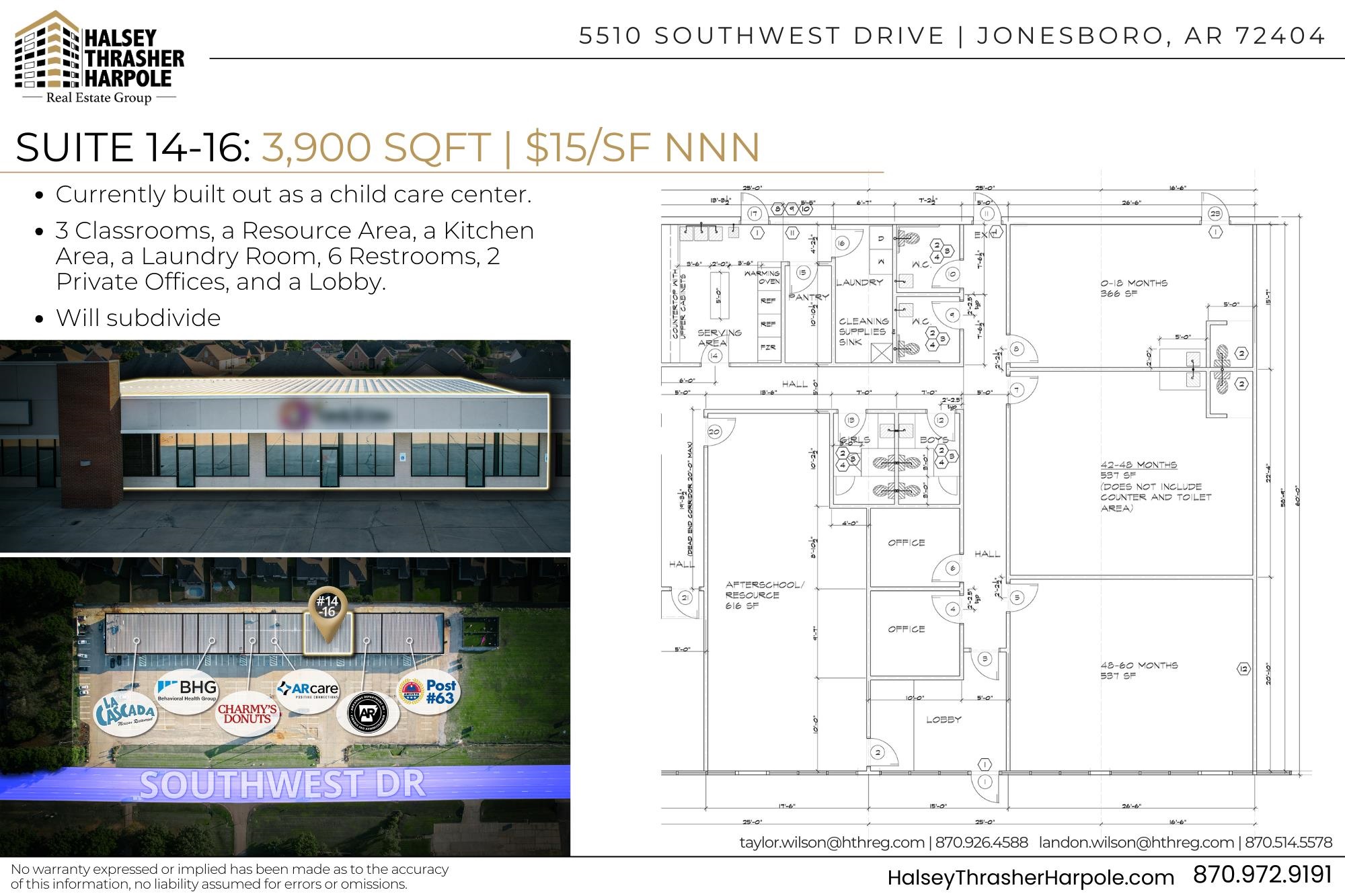 5510  Southwest Drive Suites 14-16 Jonesboro, AR