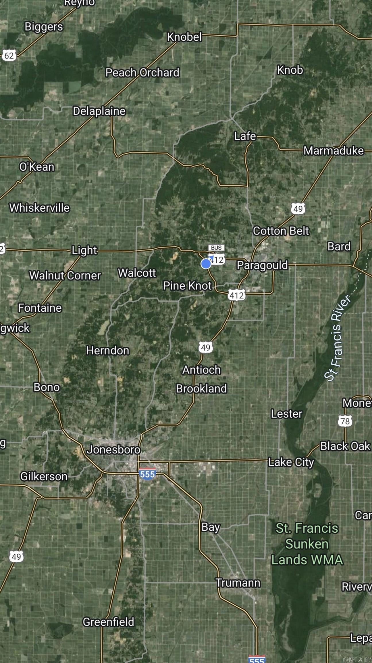 14.48 Acres  Highway 412 Bypass Walcott Road Paragould, AR