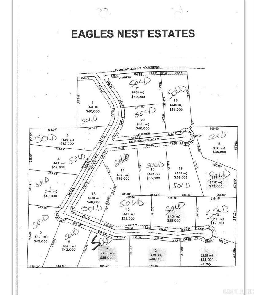 LOT 8  EAGLES NEST  Austin, AR