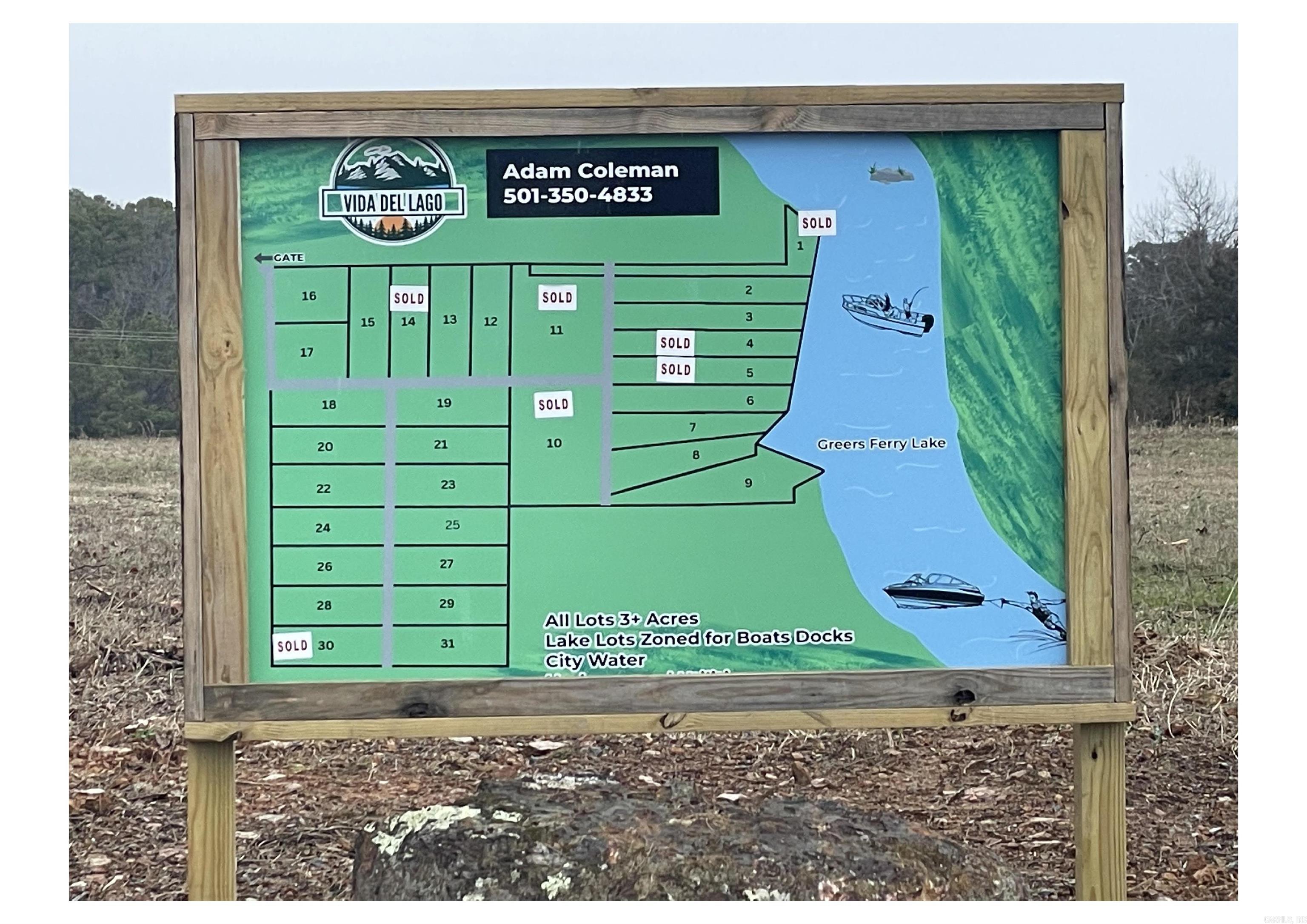 Lot 8  Vida Del Lago Subdivision  Greers Ferry, AR