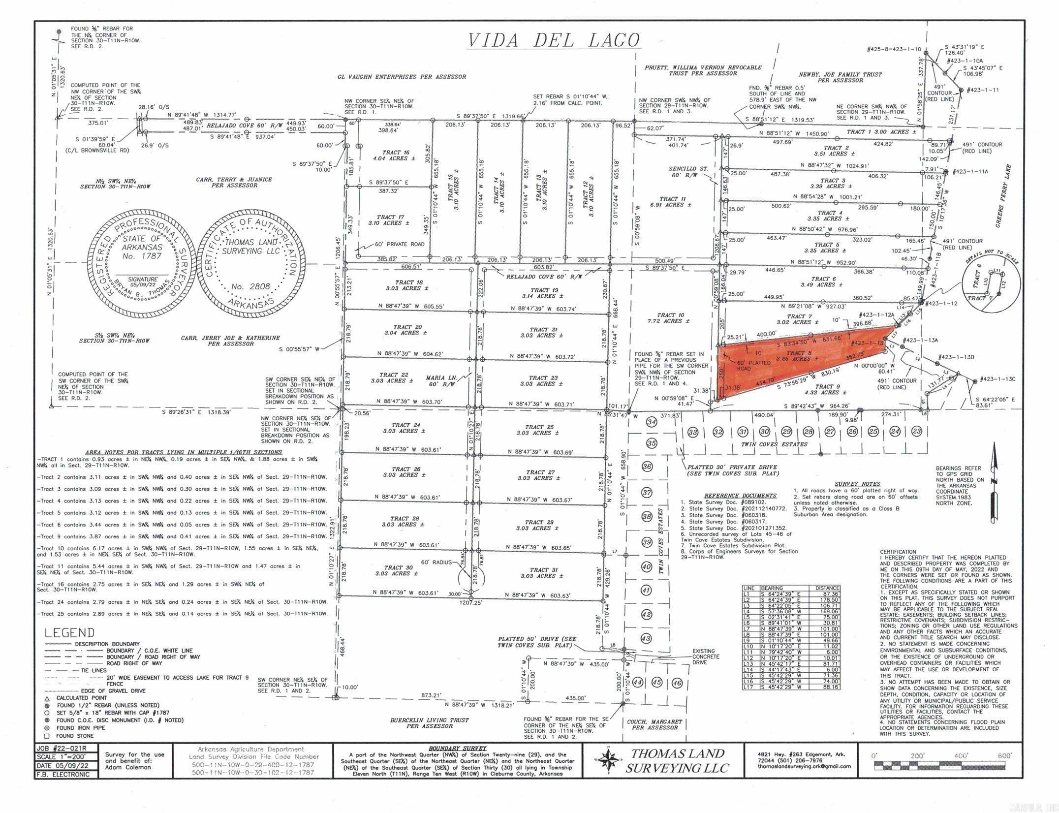 Lot 8  Vida Del Lago Subdivision  Greers Ferry, AR