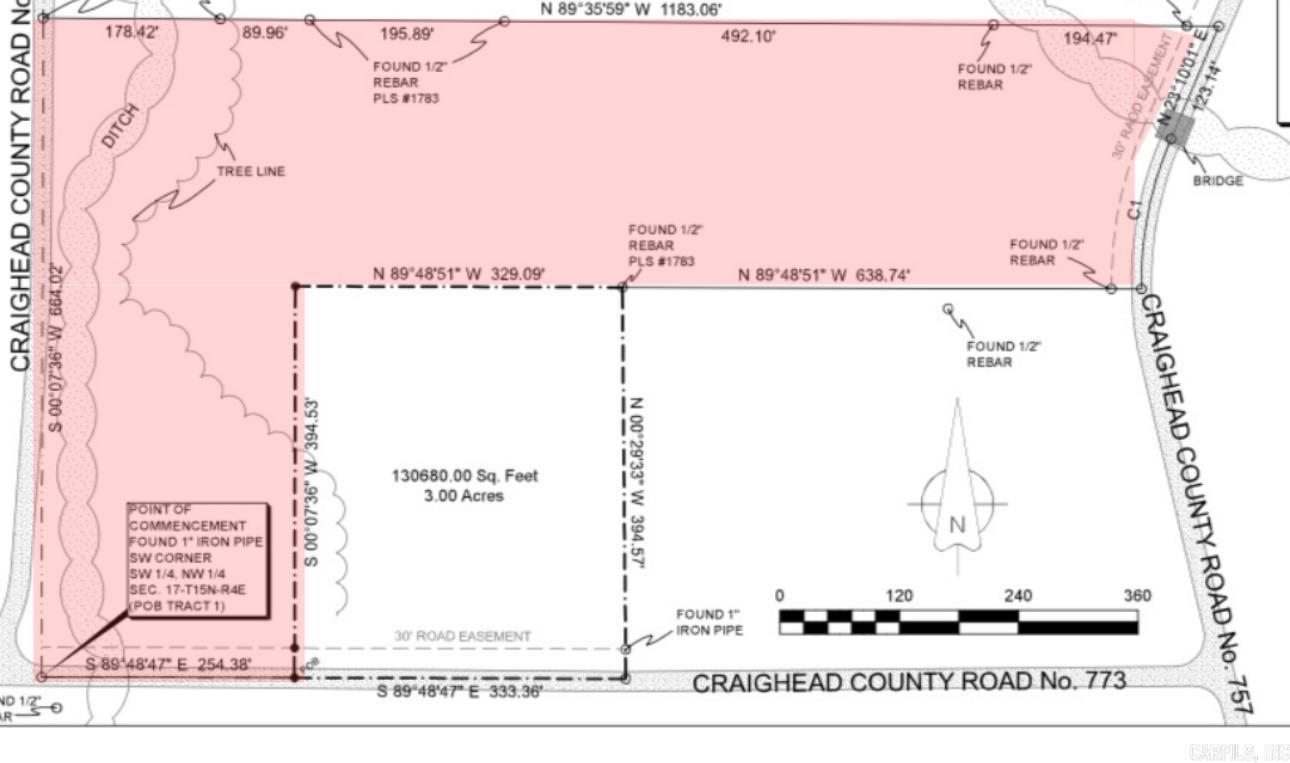 9  Acres County Road 775, 757 and 773  Jonesboro, AR