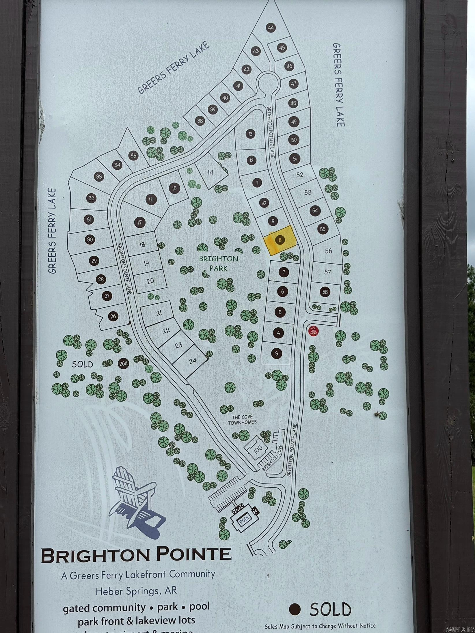 16  Brighton Pointe Lane Lot #8 Brighton Pointe Heber Springs, AR