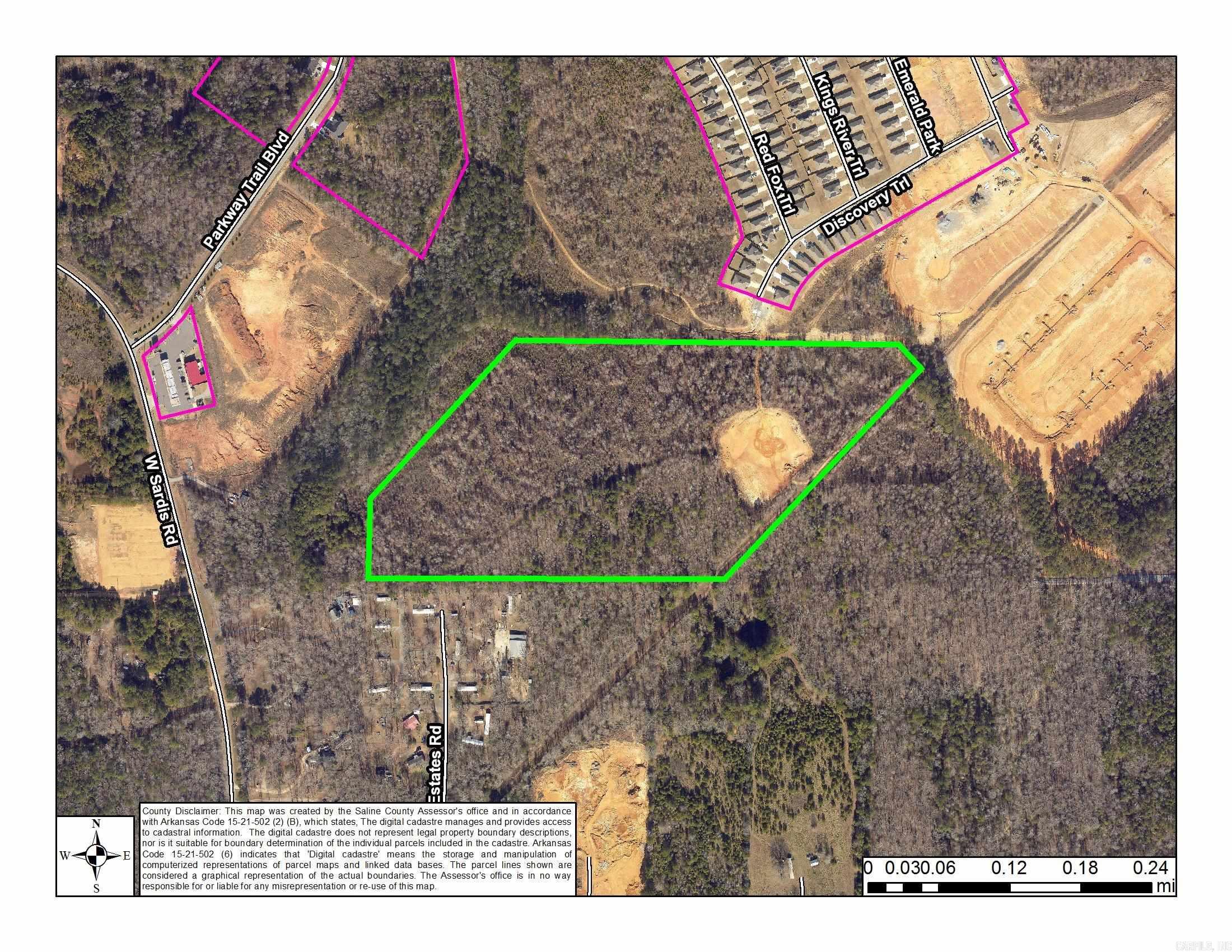 35.2 Acres  Parkway Trails  Bauxite, AR