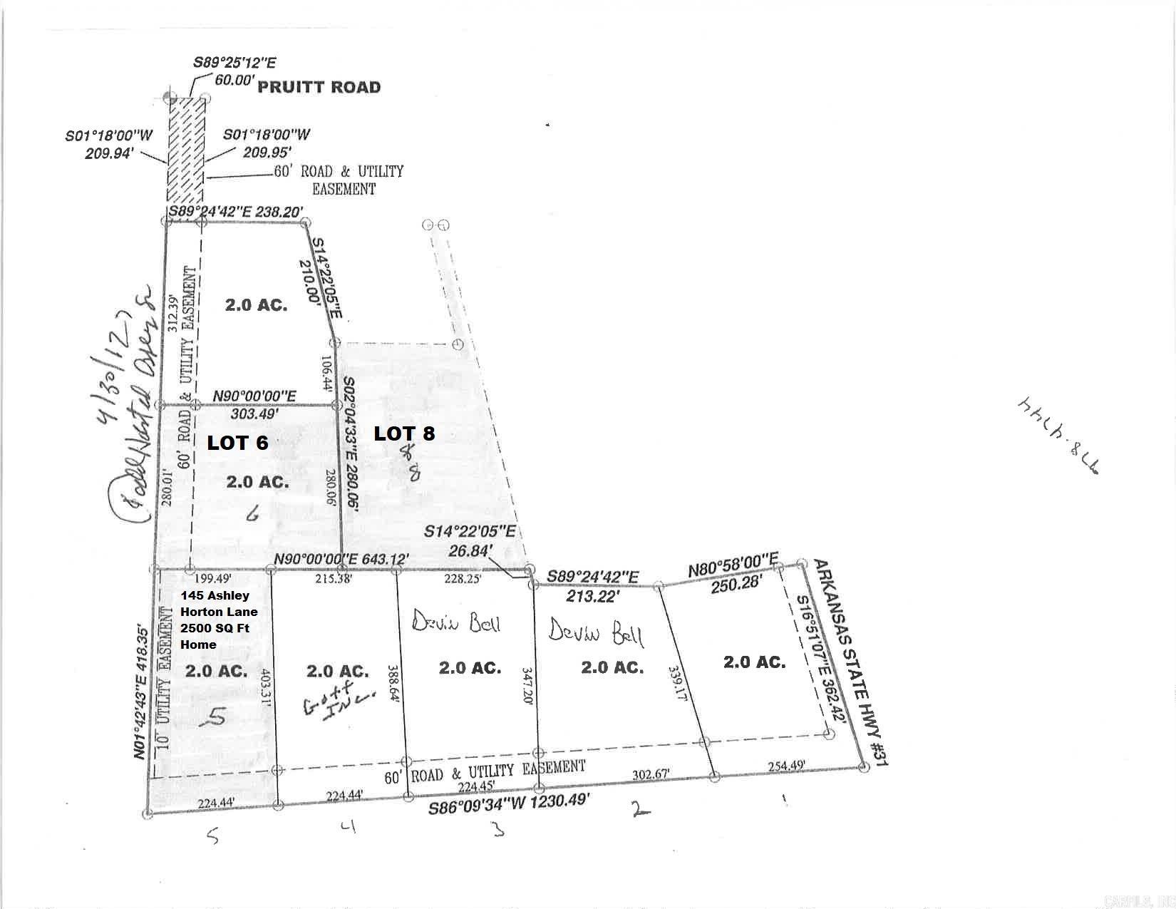 LOT 8 S Ashley Horton  Antioch, AR