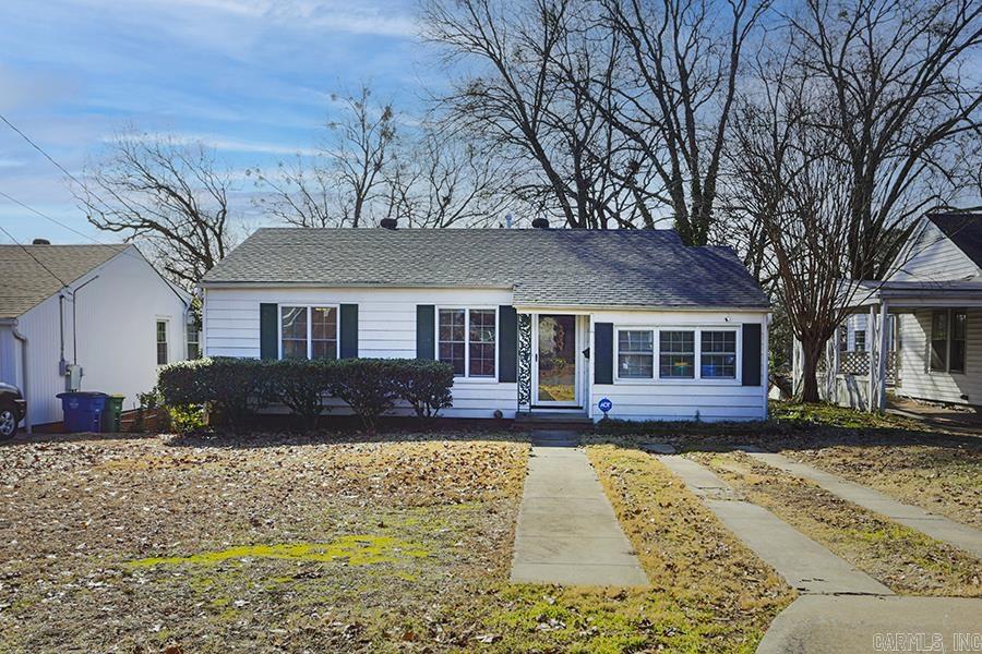 This is a great opportunity to live in the historic "Park Hill" neighborhood at this price point! This precious home sits on a huge lot and is surrounded by beautiful historic homes. The floor plan is flexible and can offer as many as three bedrooms depending upon your needs! It also features a cheerful kitchen with breakfast area and updated bathroom. The roof was replaced in 2020, and the carpet is brand new in the office/3rd bedroom. This home is within easy walking distance to the Park Hill business district, shops, restaurants, and parks and offers easy access to downtown Little Rock, the River Market, and UAMS!  SEE AGENT REMARKS