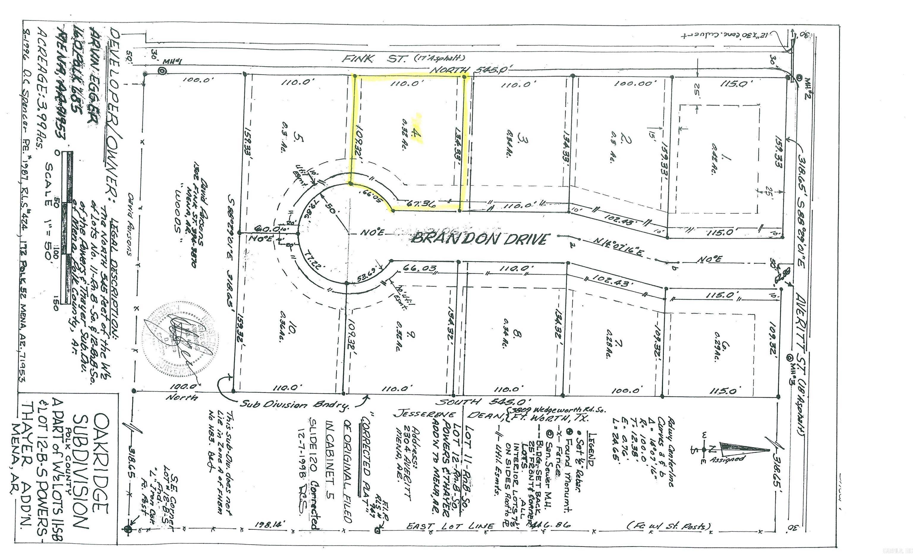 TBD (Lot 4)  Brandon  Mena, AR