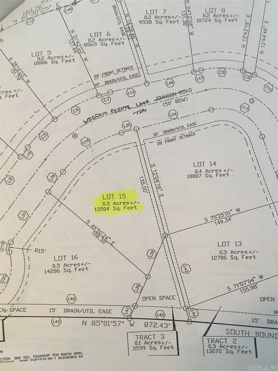 Lot 15  Wisdom Pointe  Heber Springs, AR