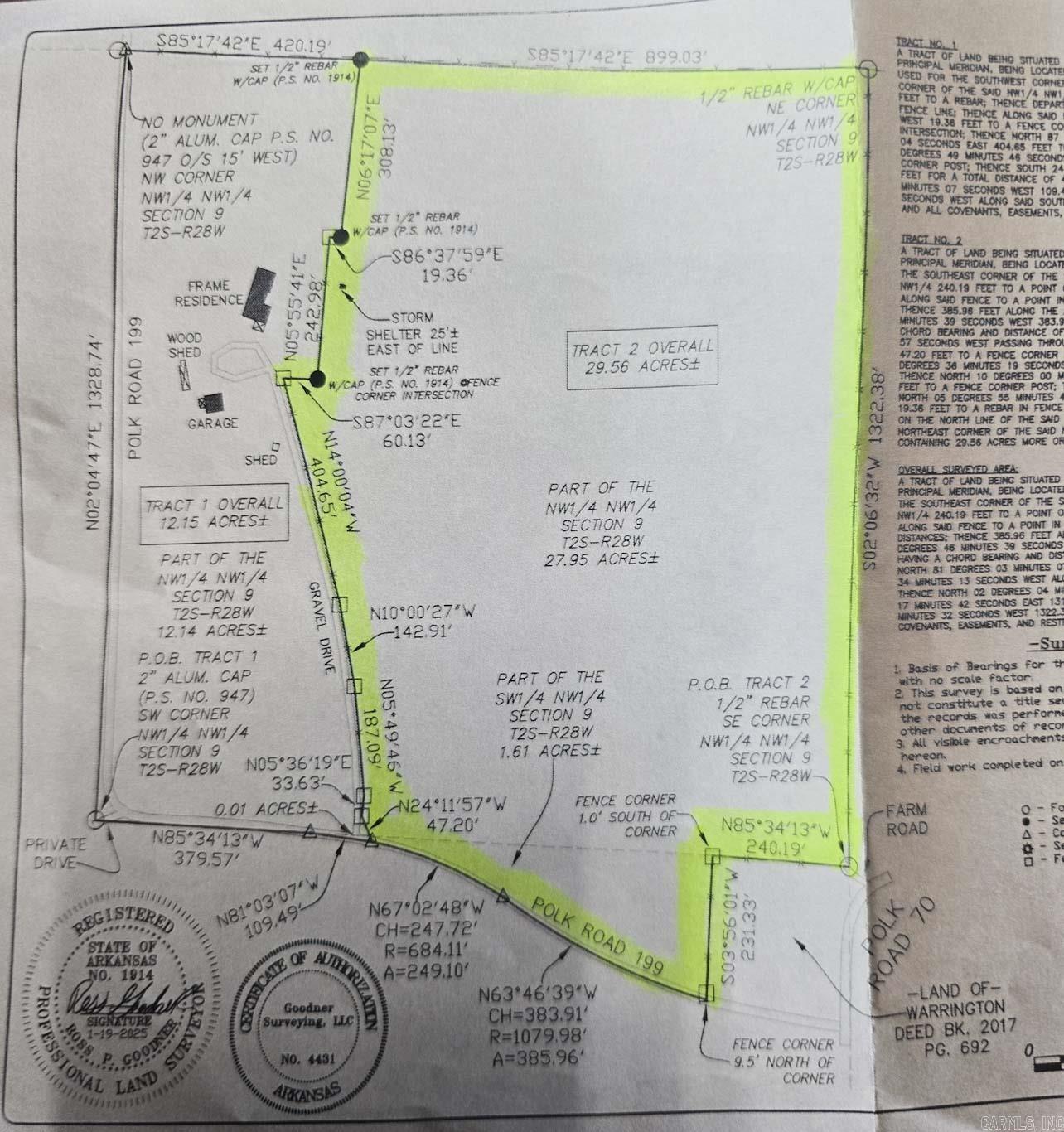 TBD  Polk Road 199  Mena, AR