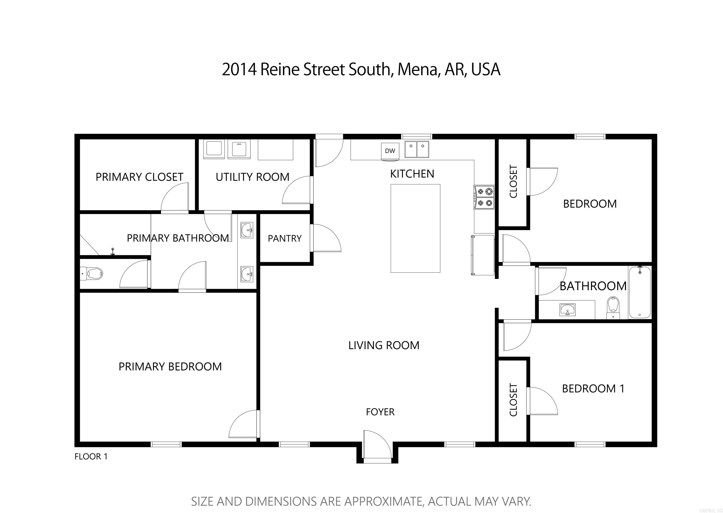 2014 S. Reine St.  Mena, AR