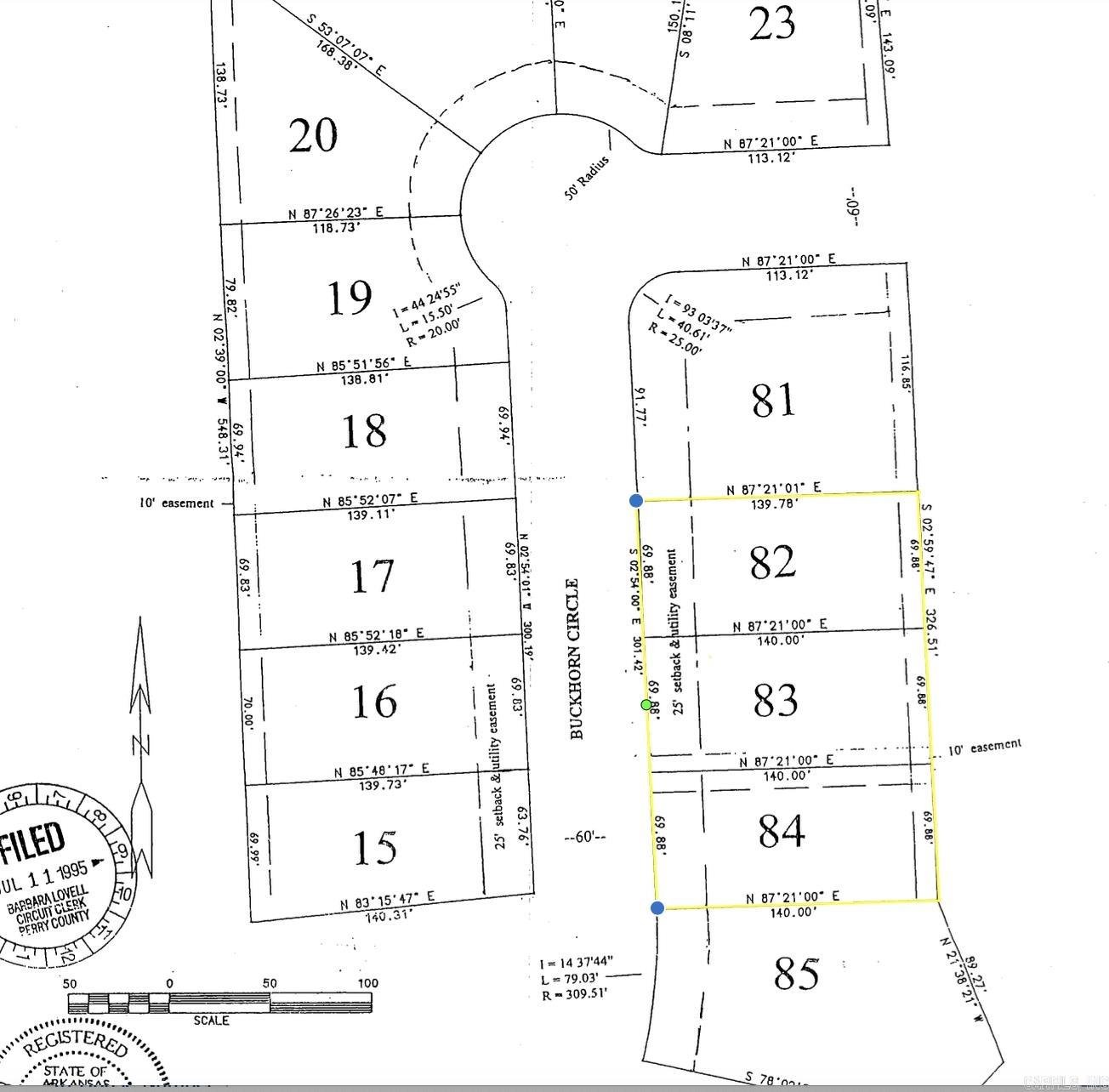 Lot 82, 83, 84  Buckhorn  Perryville, AR