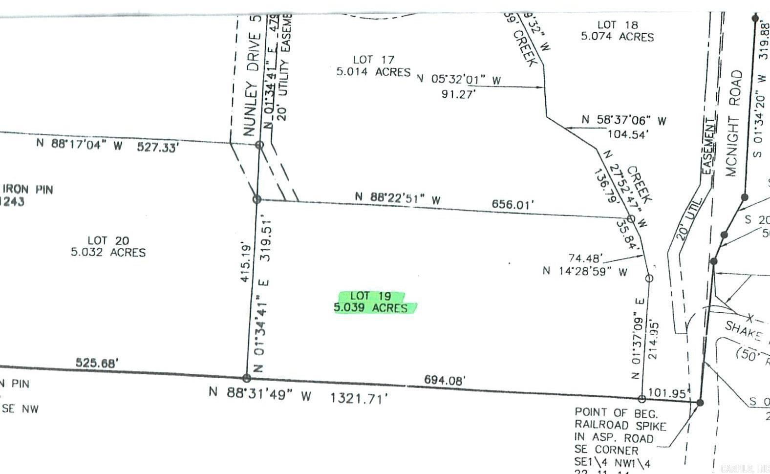 000  Mazanec Lane - Lot 19  Clinton, AR