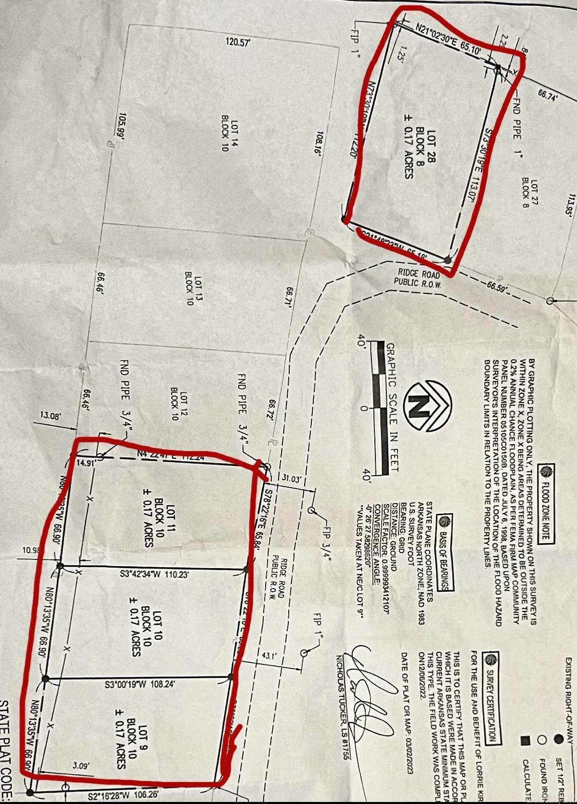 Lot 9,10,11,28  Ridge  Houston, AR