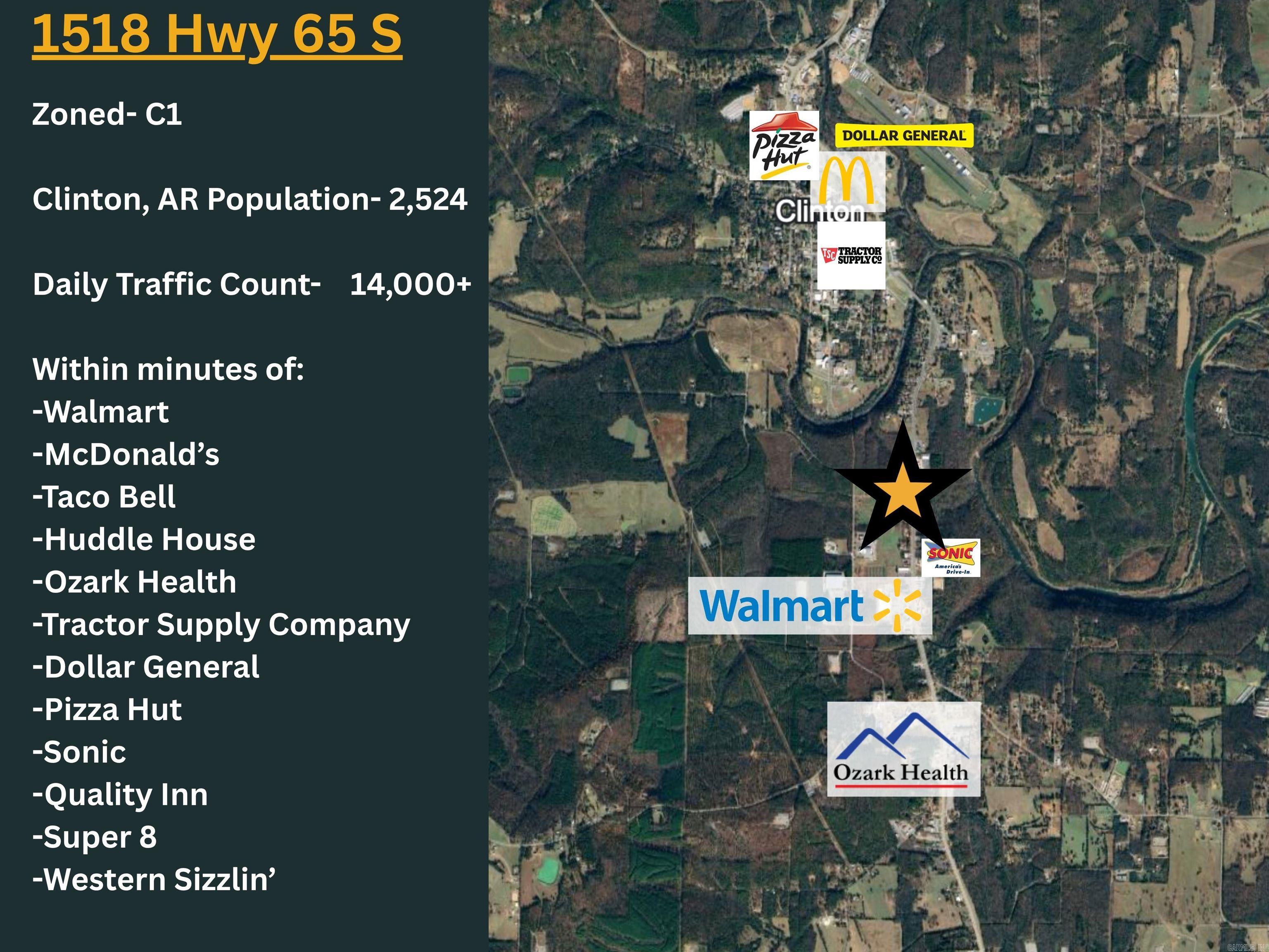 1518 S Highway 65  Clinton, AR