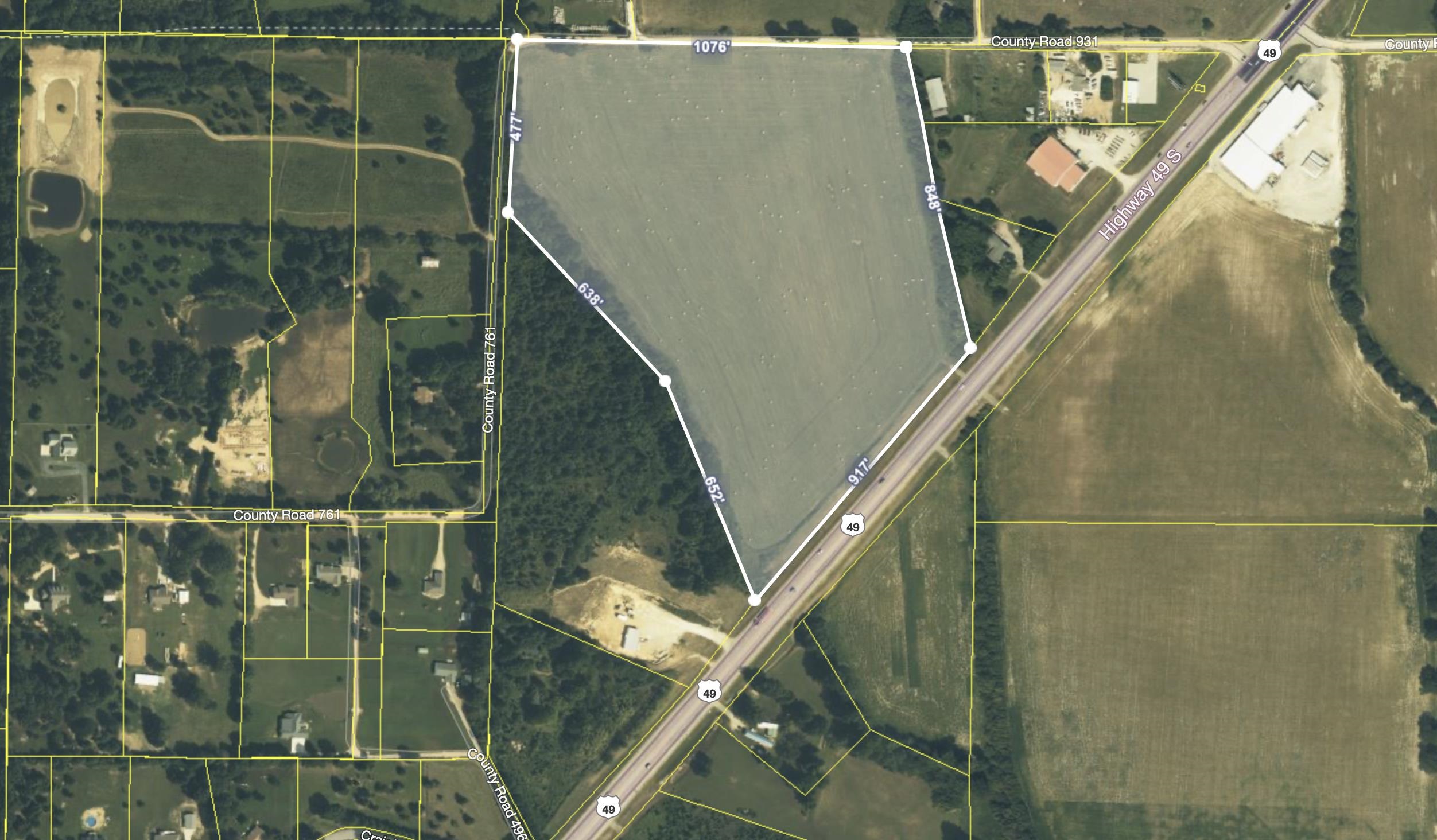 3- 5 ac  Tracts  HWY 49N  Brookland, AR