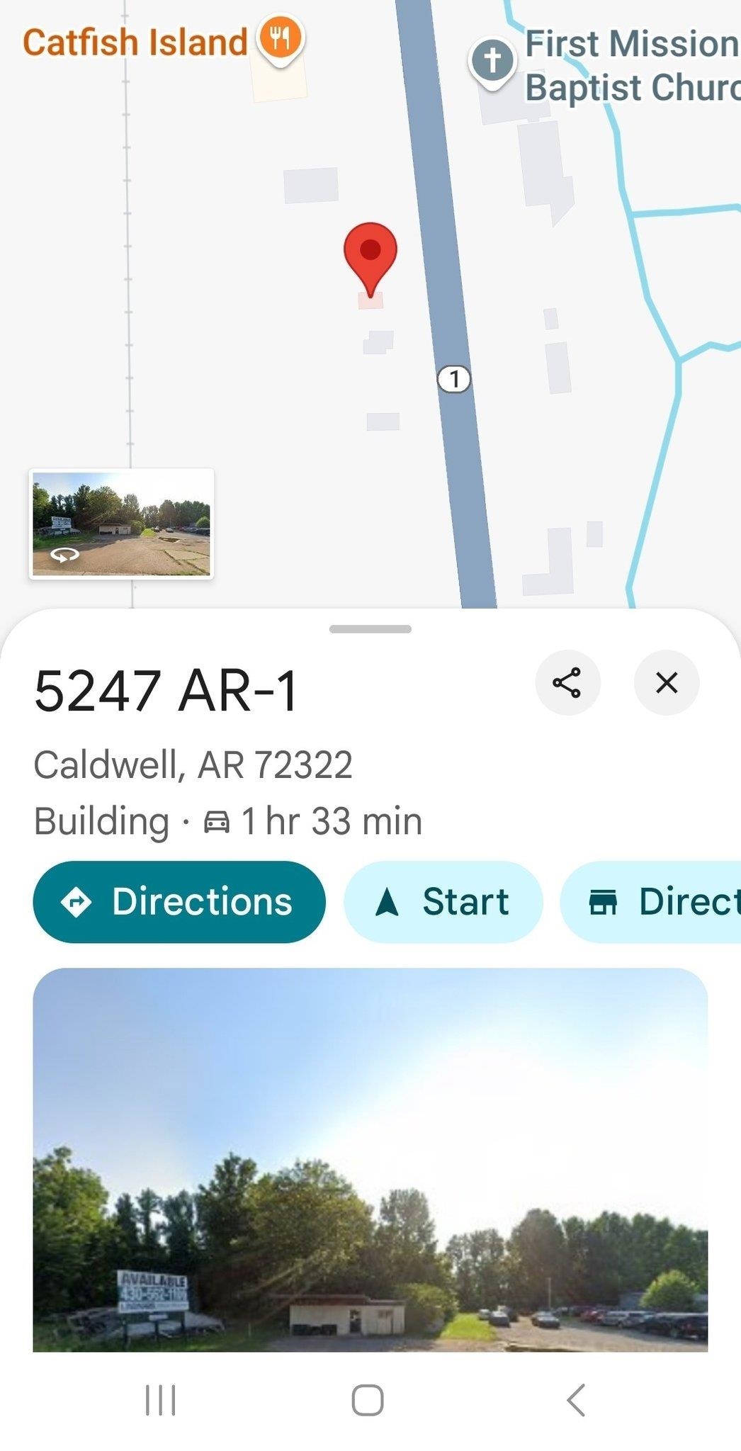 5247 HWY 1 N  Caldwell, AR