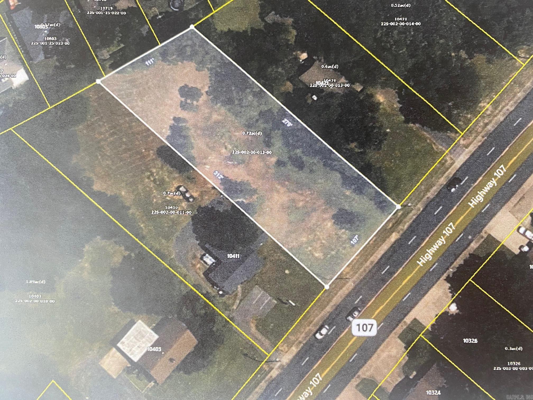 .72 Ac Highway 107  Sherwood, AR