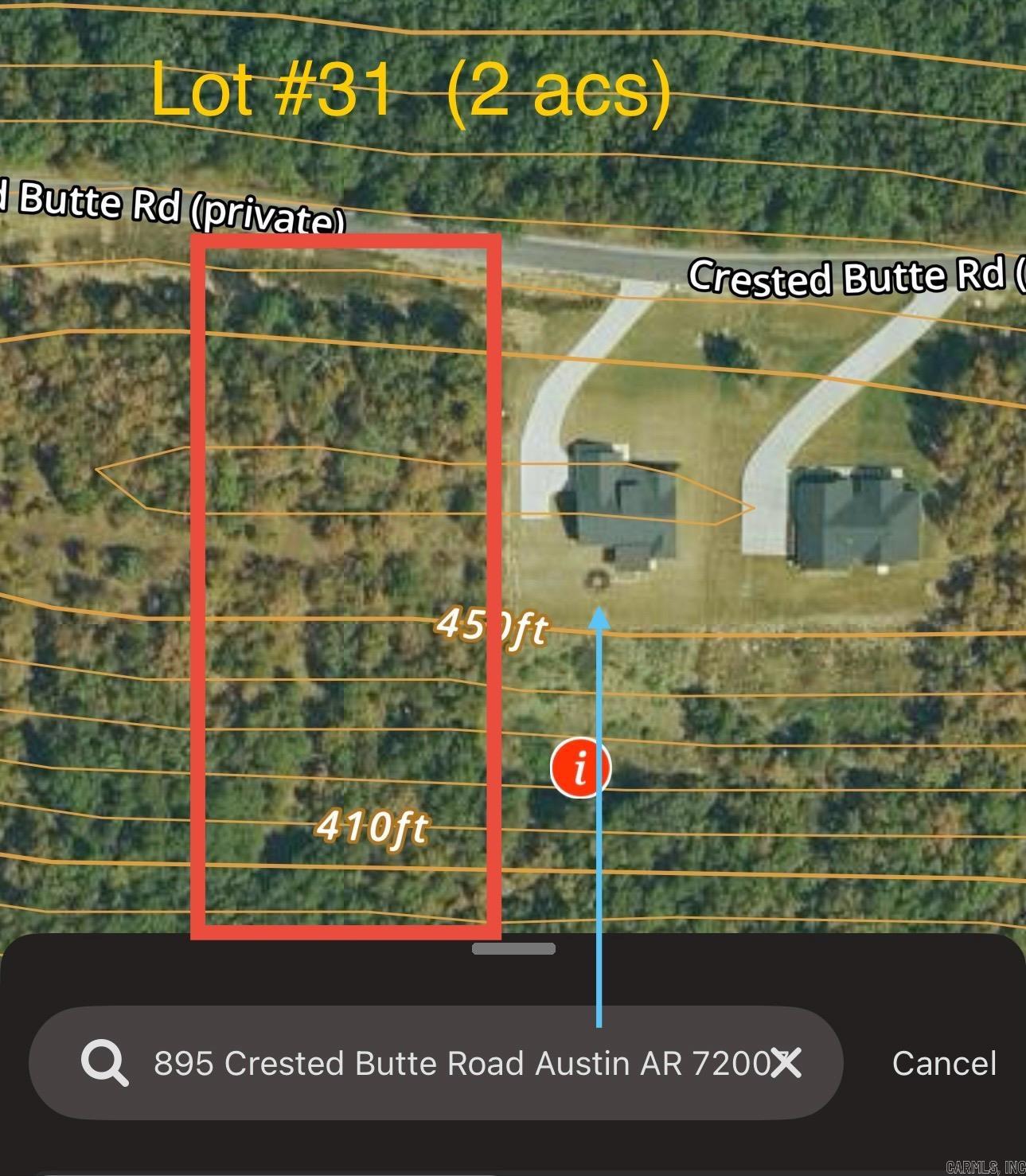 Lot 31 Crested Butte  Austin, AR