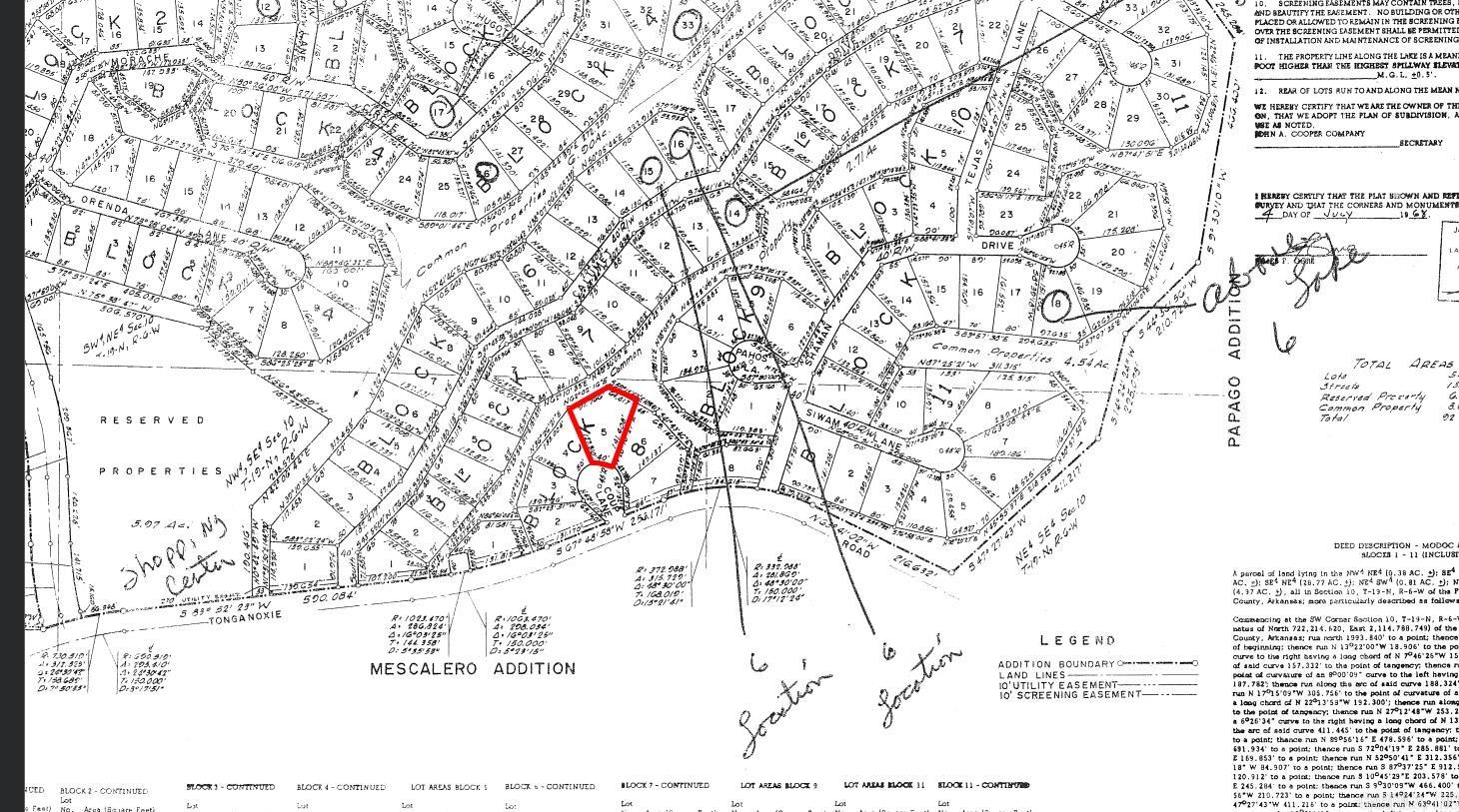 Lot 5 Coup  Cherokee Village, AR