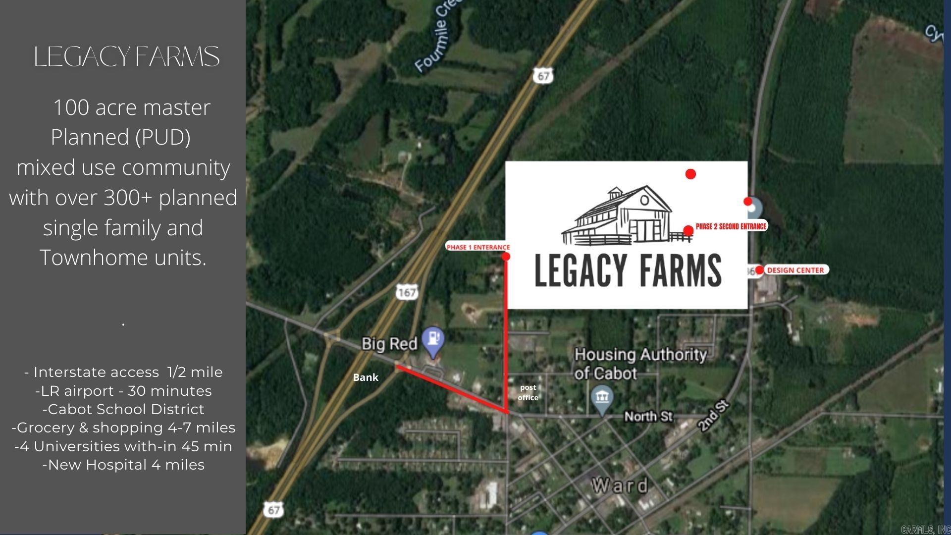 Lot 6 Legacy  Ward, AR