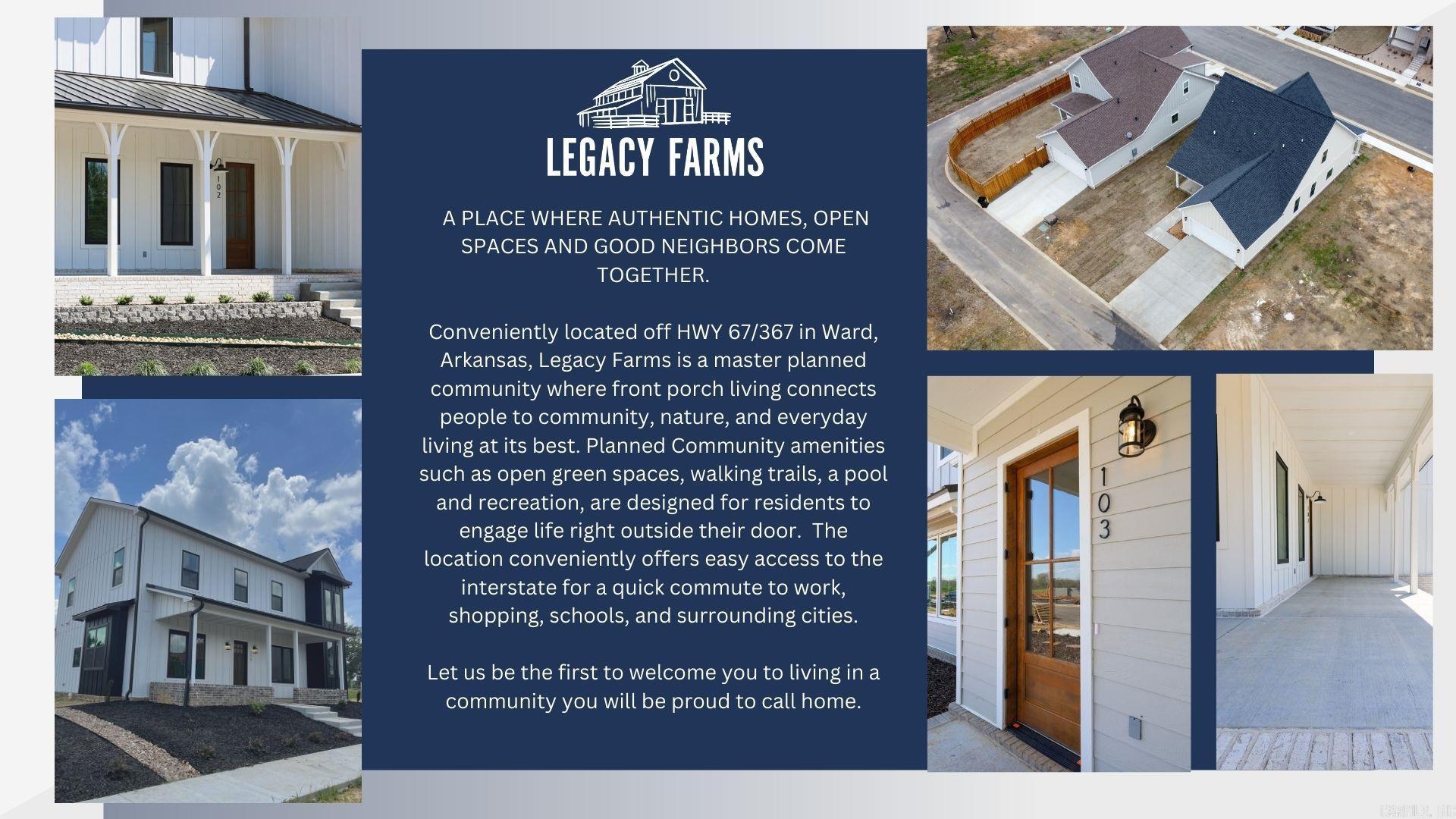 Lot 10 Legacy  Ward, AR