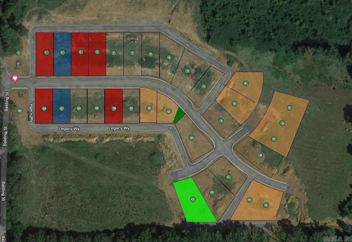 Lot 23 Legacy  Ward, AR